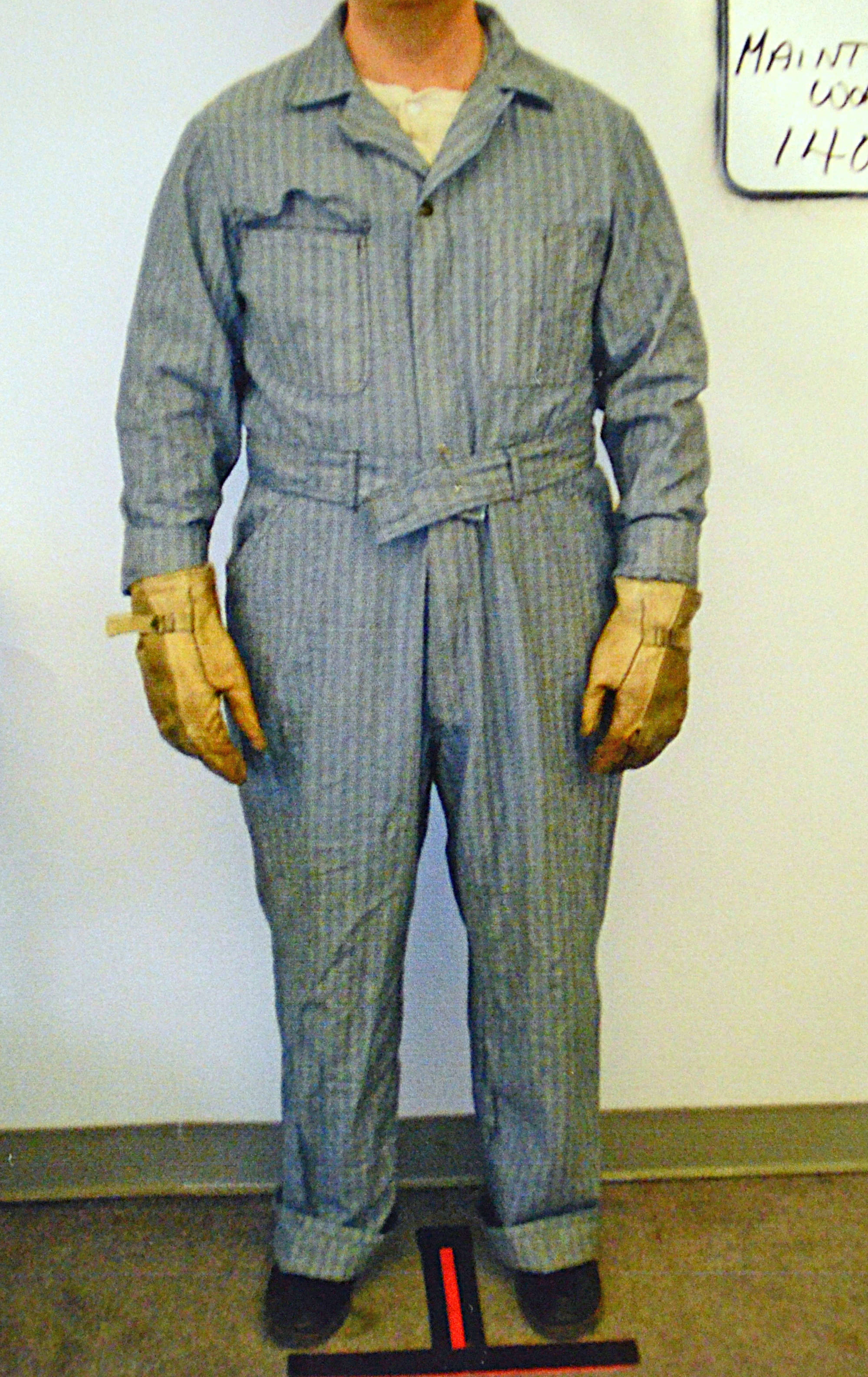 Shutter Island (2010) original maintenance worker Jumpsuit used in the Martin Scorsese / Leonardo DiCaprio film