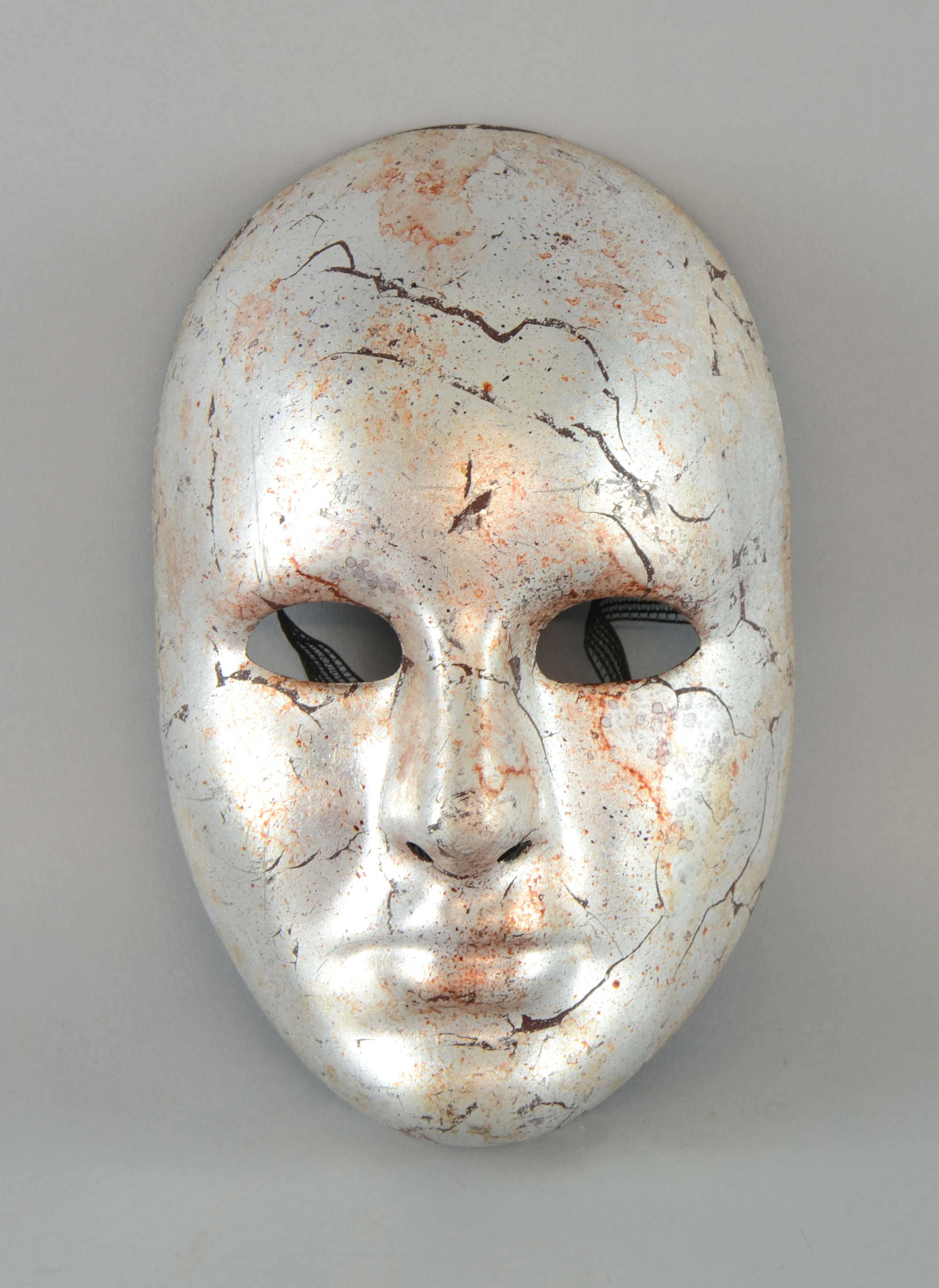 â€  The Da Vinci Code (2006), Priory Of Sion prop face mask from the Dan Brown film adaptation, constructed of a lightweight, painted plastic with interior comfort pads and elasticated head band strap