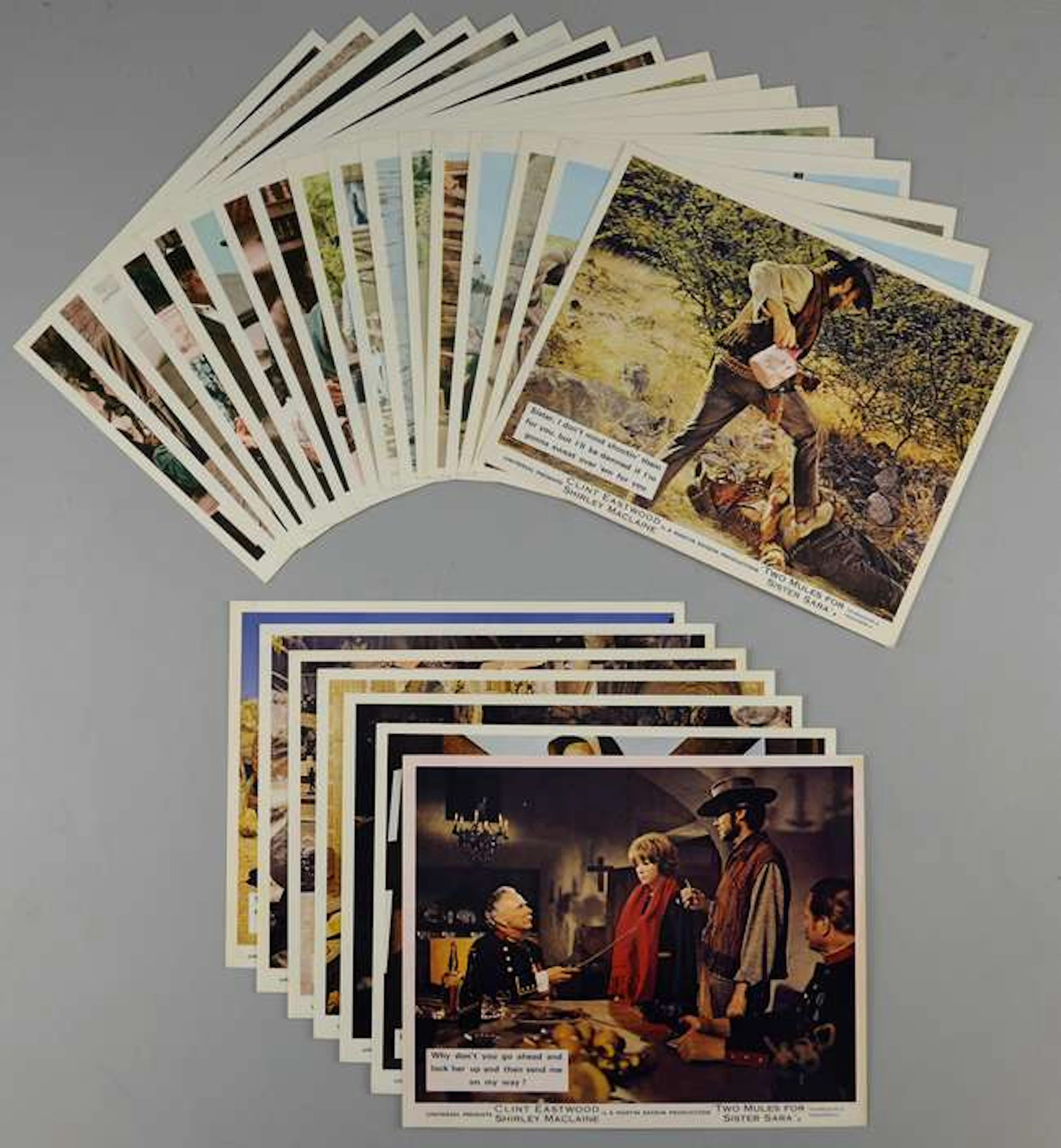 Clint Eastwood / Lee Van Cleef Front of House cards including