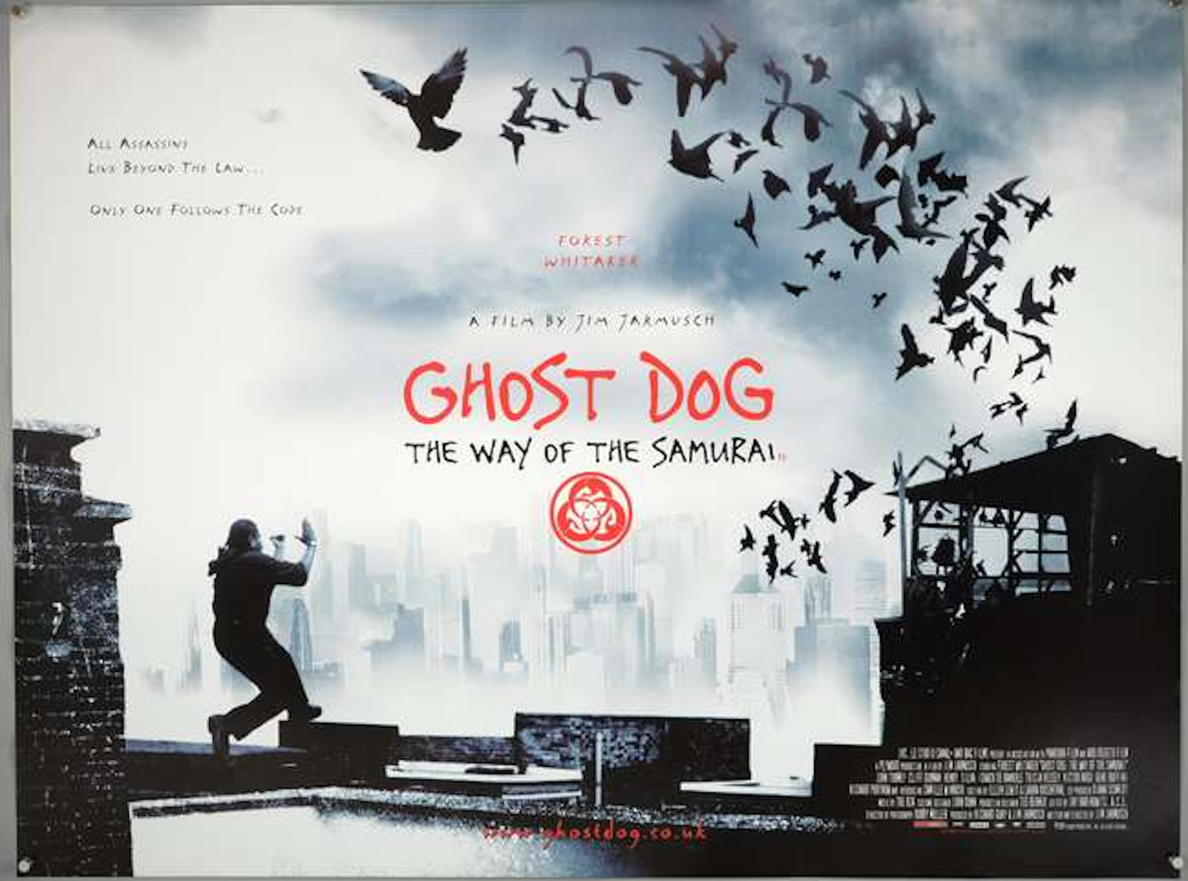 Ghost Dog: The Way of the Samurai (1999) British Quad film poster