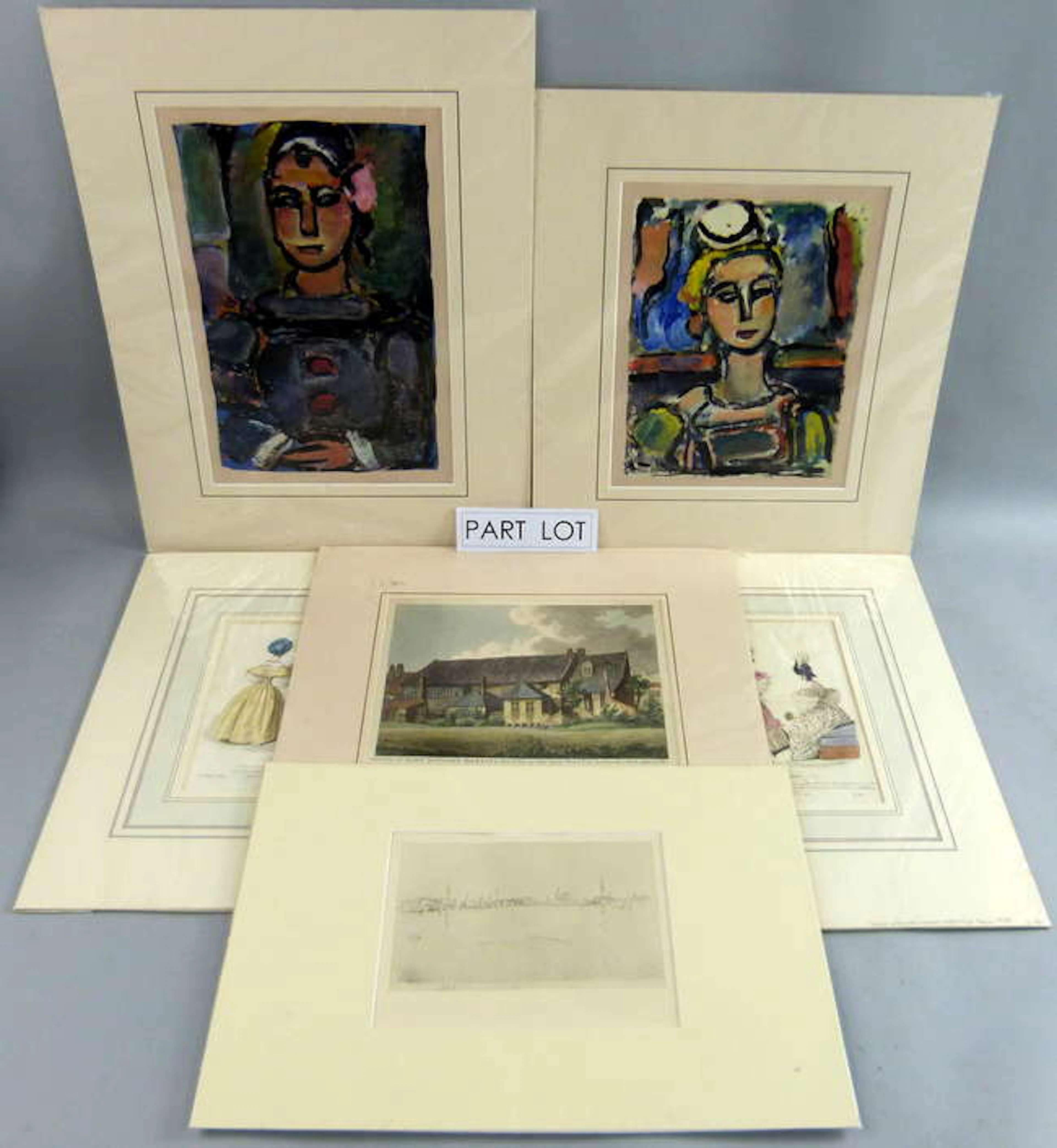 Early 19th Century hand coloured engravings