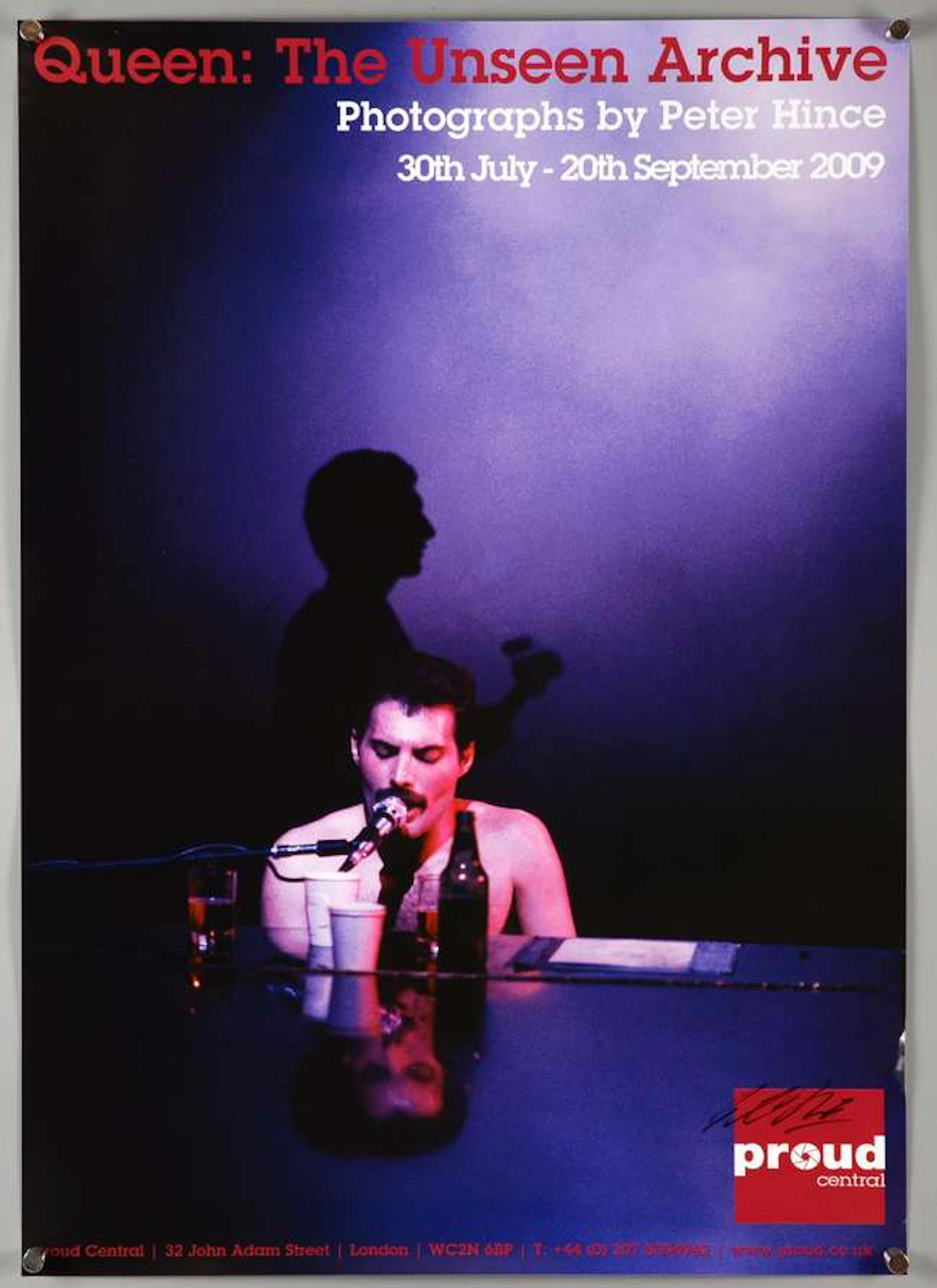 Queen - Promotional poster from 2010 - Queen the unseen archive -