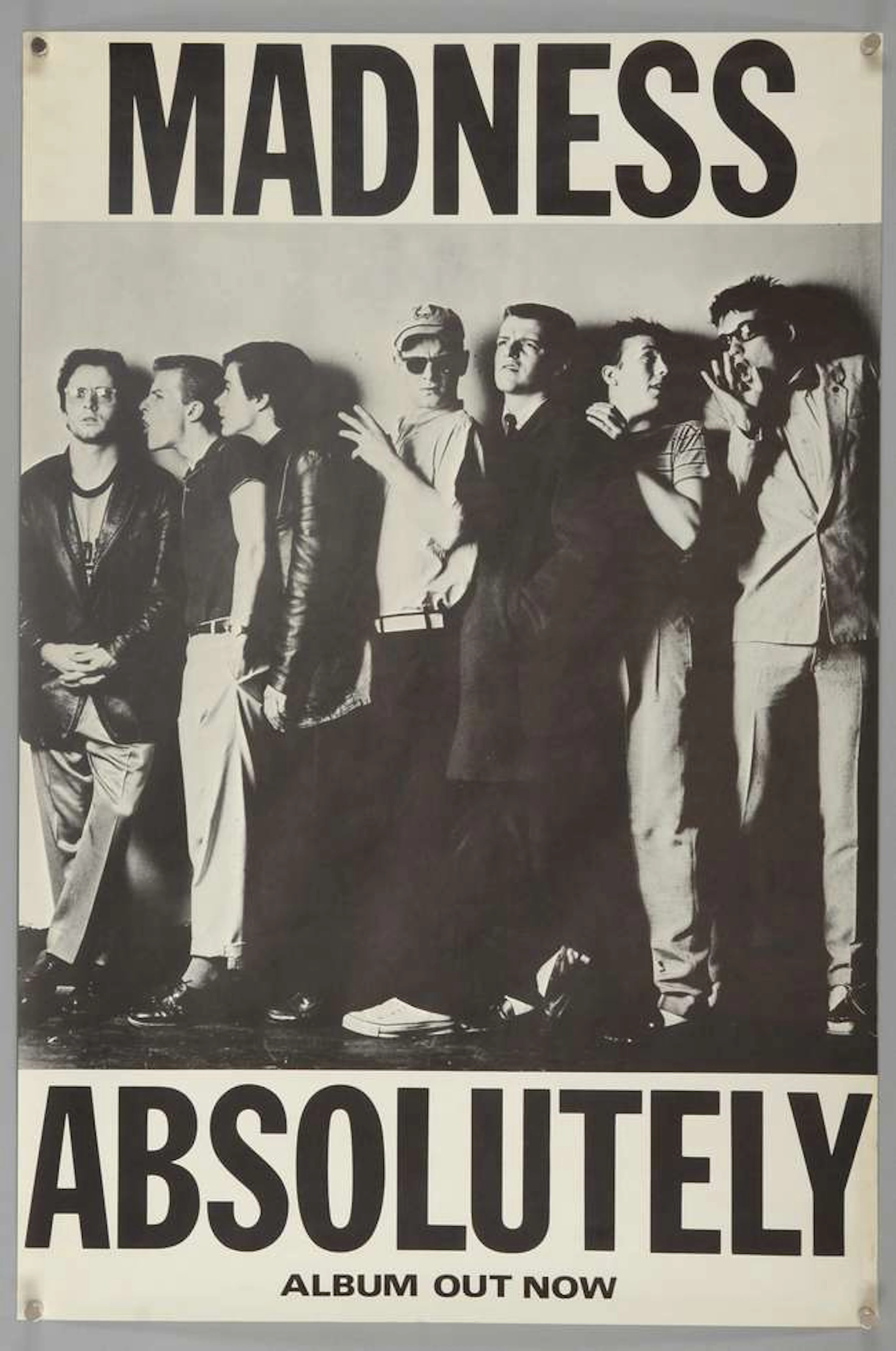10 Original Music Promo posters including Madness - Absolutely