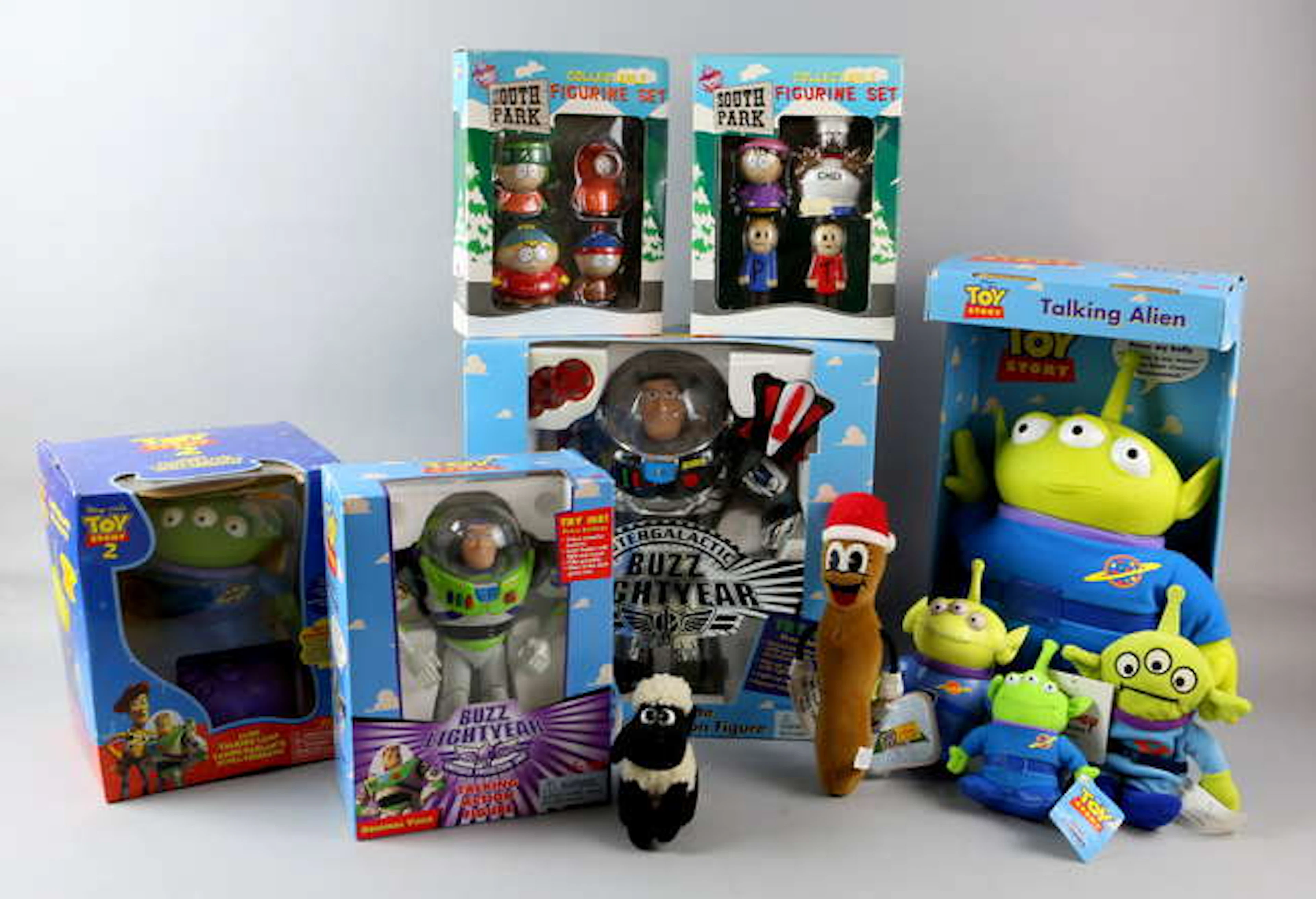 Toy Story - Collection of toys including Intergalactic Buzz Lightyear