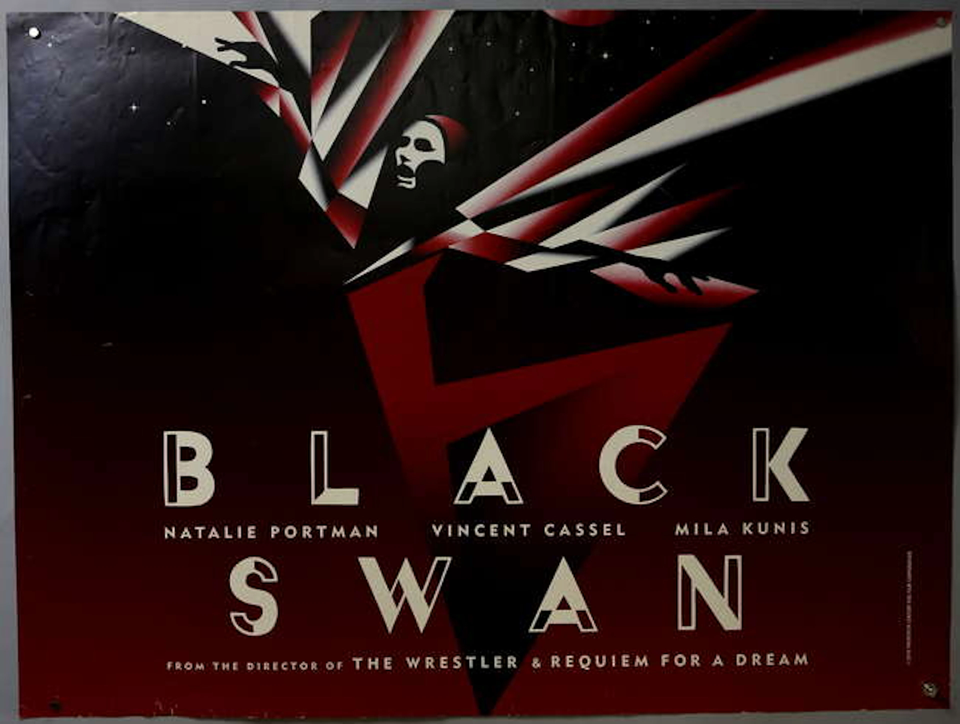 Black Swan (2010) British Quad film poster