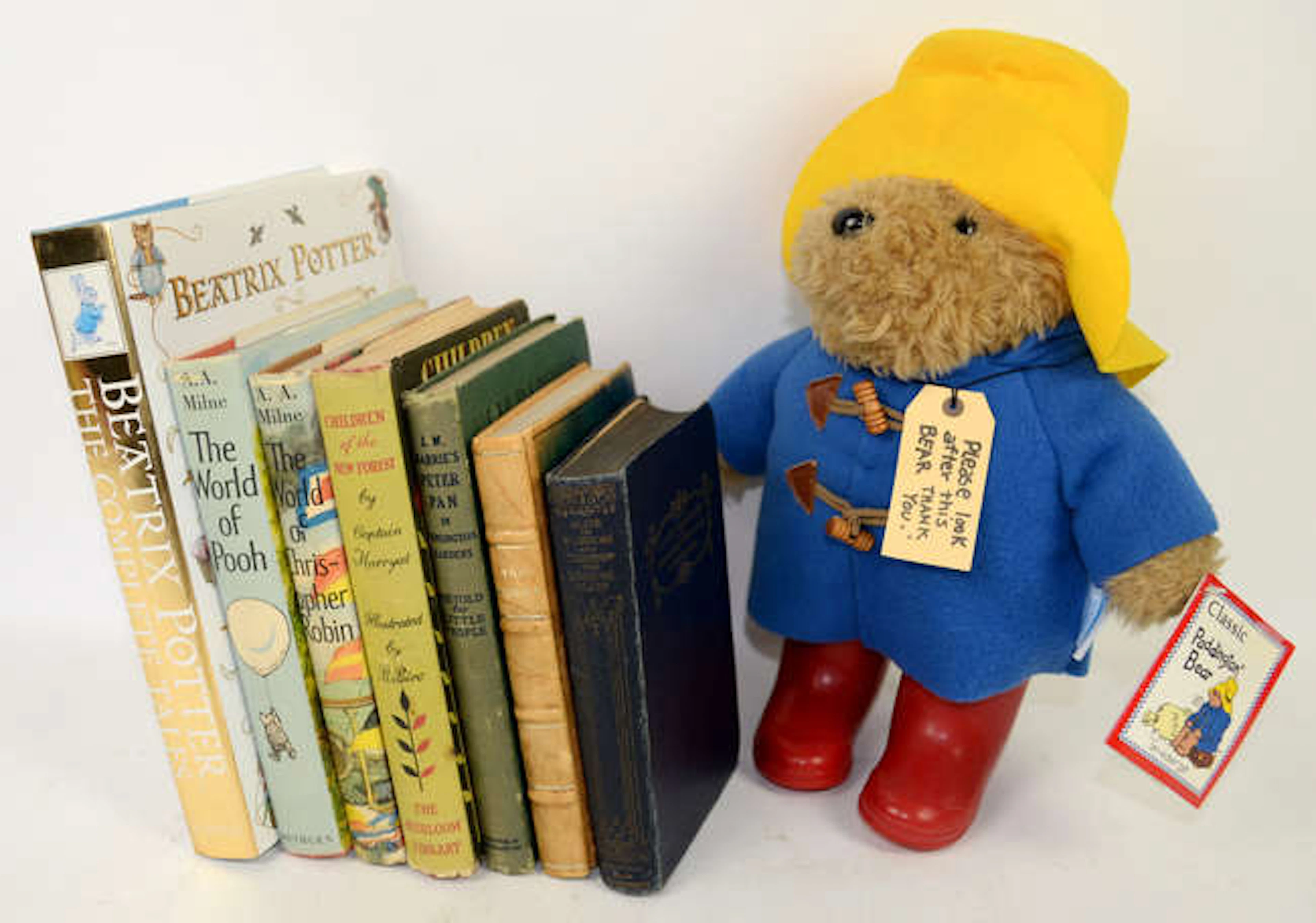 Collection of children's books including Beatrix Potter The Complete Tales