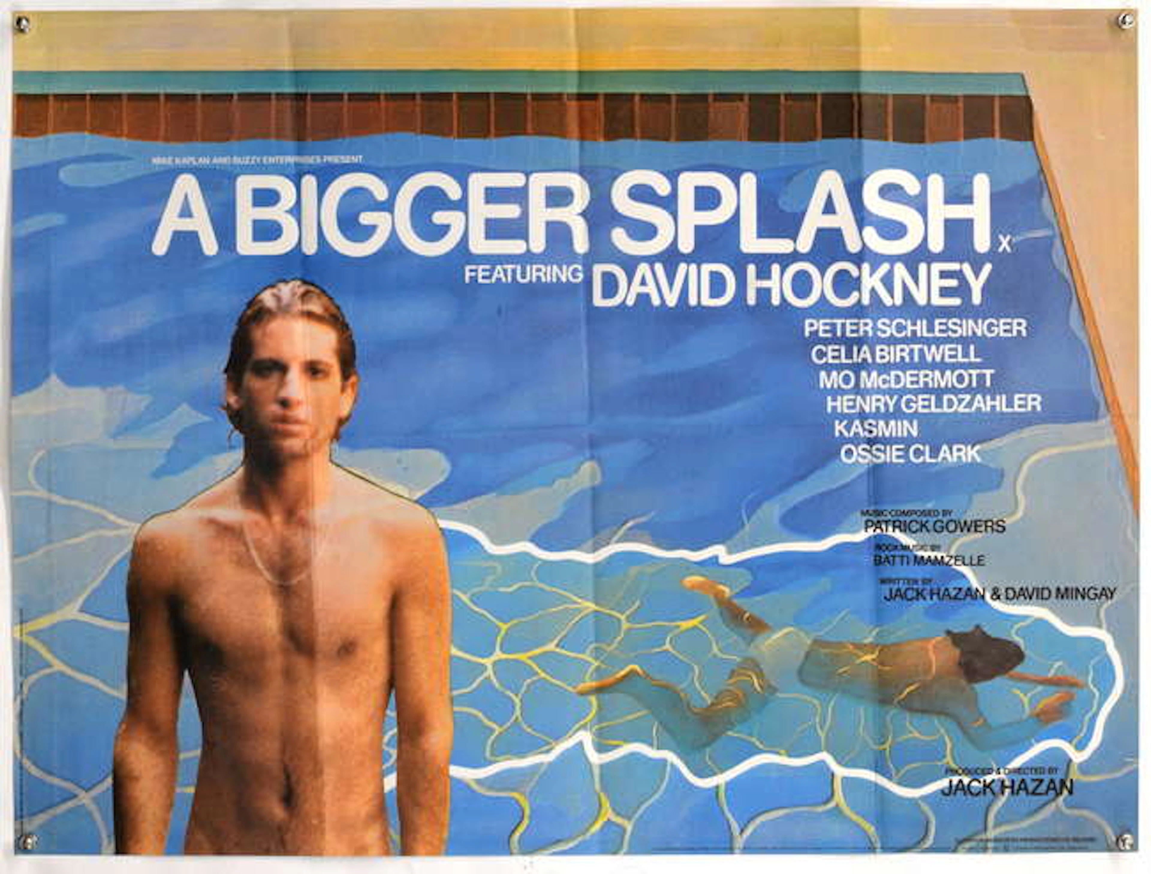 A Bigger Splash (1974) British Quad film poster