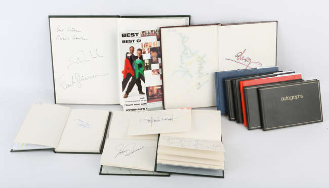 Autographs - Collection Of 150+ Signatures In Autograph Albums ...