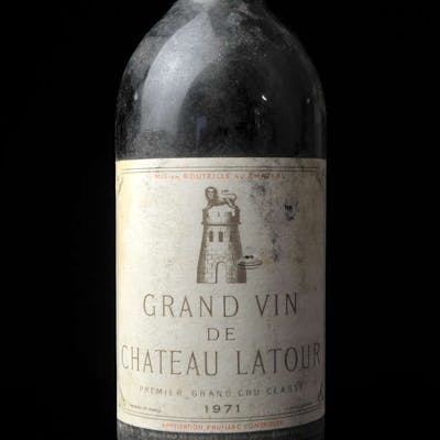 Bordeaux wine, Chateau Latour, 1971, (one bottle)