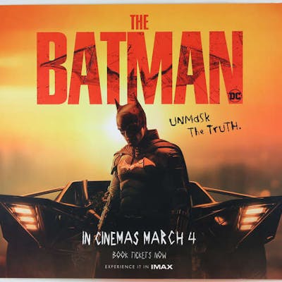 The Batman (2022) Two British Quad film posters, double sided, rolled