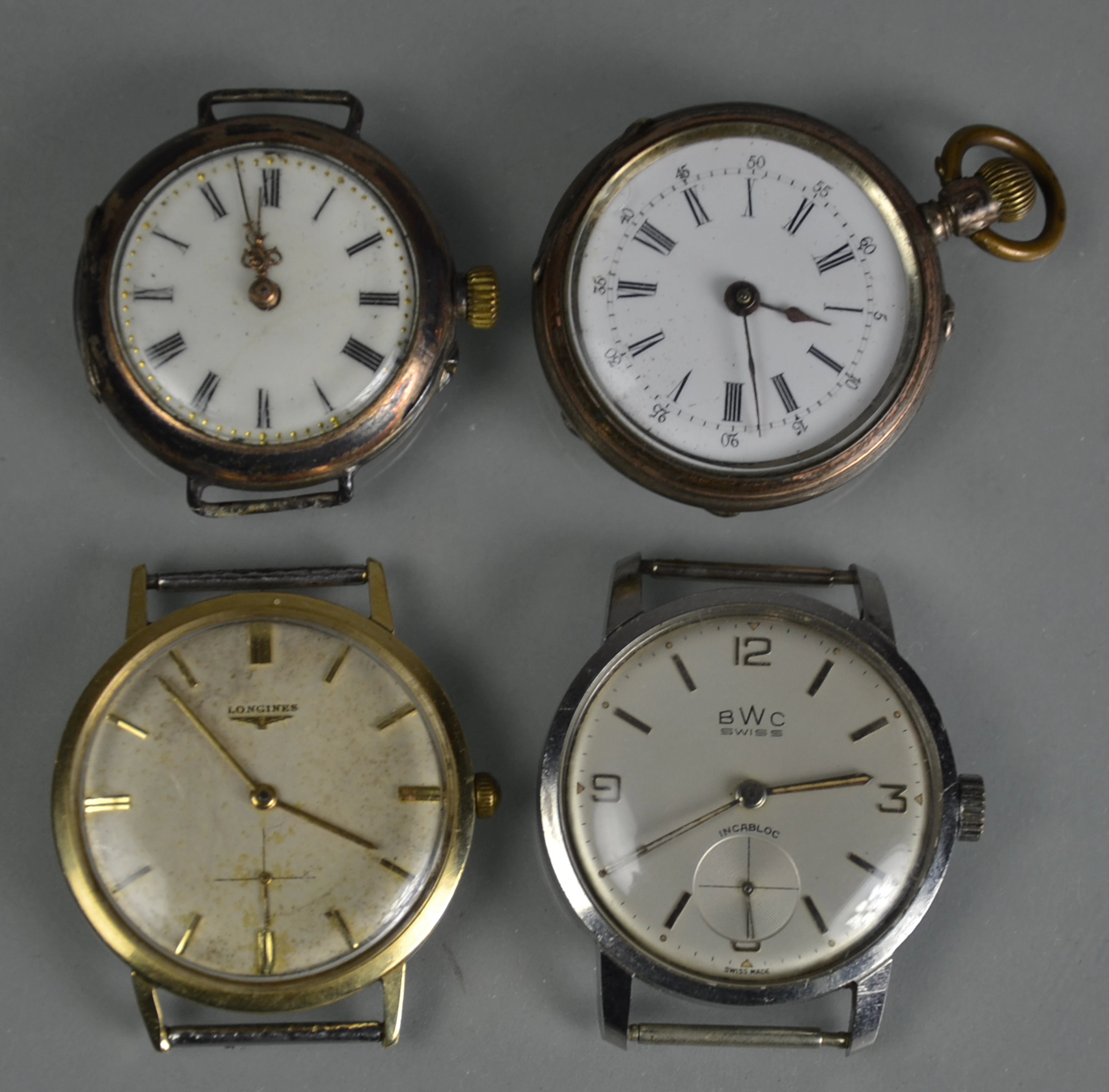 KONVOLUT UHREN LONGINES, BWC U.A.