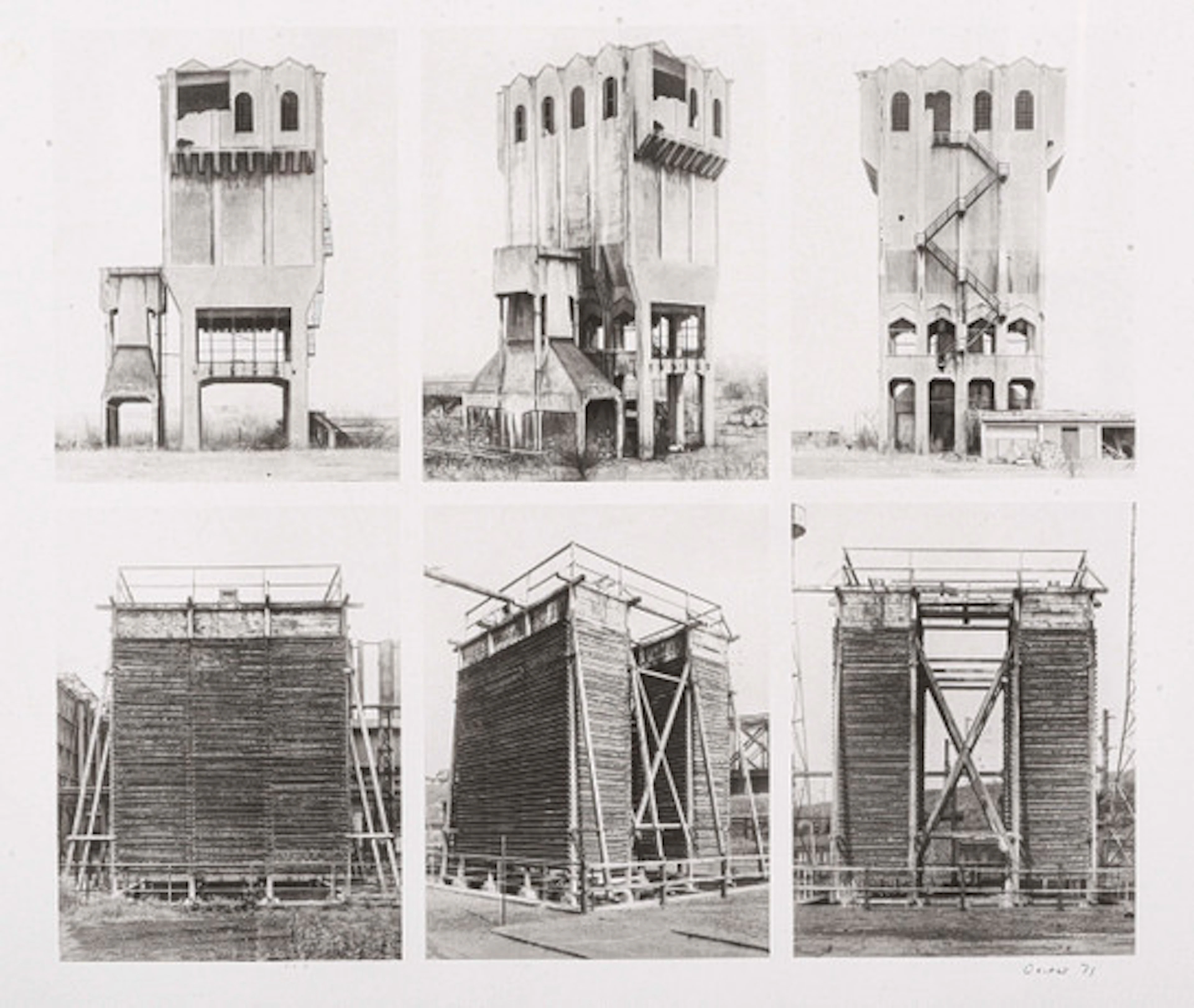 BERND & HILLA BECHER. KOL SILO OCH KYLTORN.