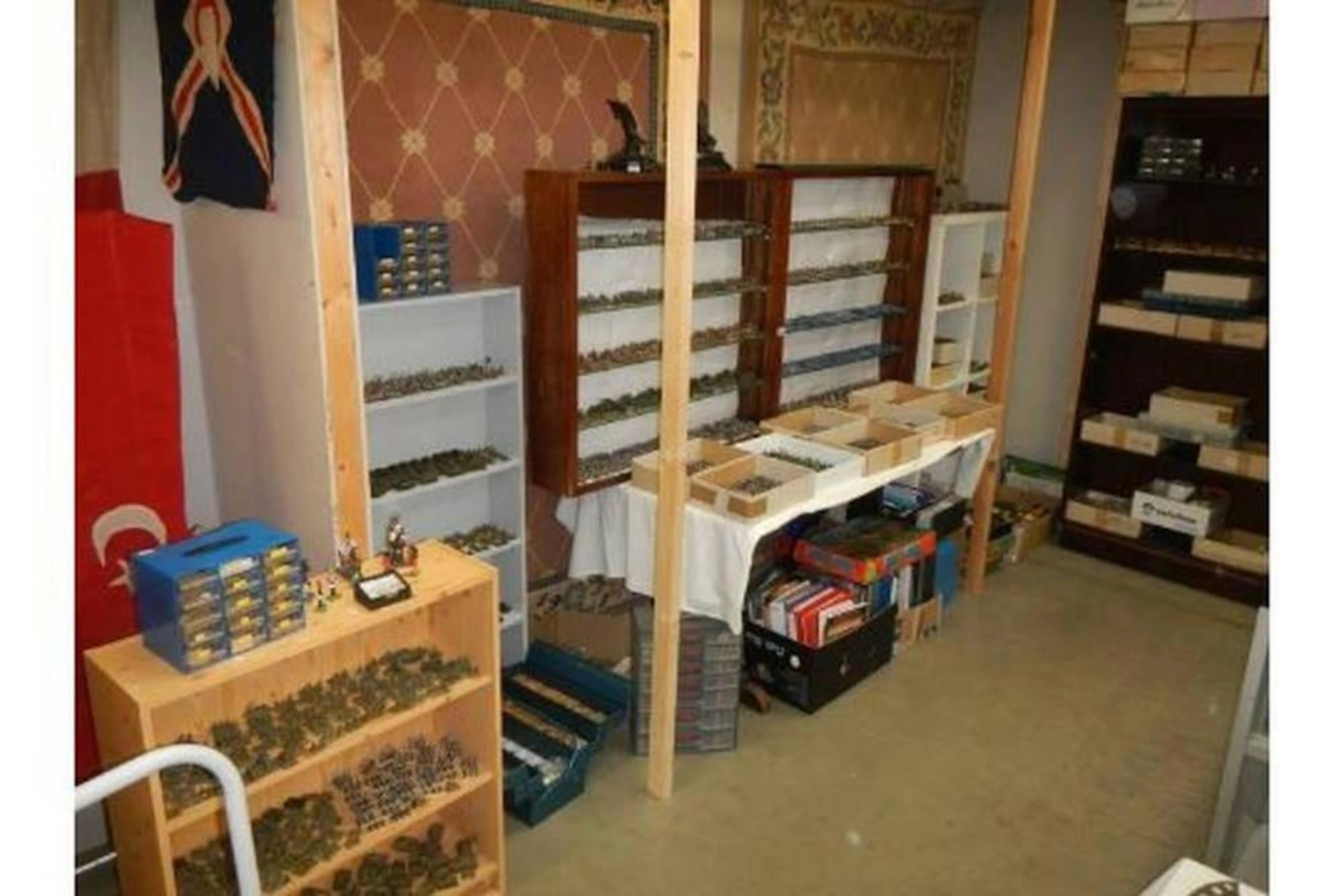 A large private collection of war gaming figures