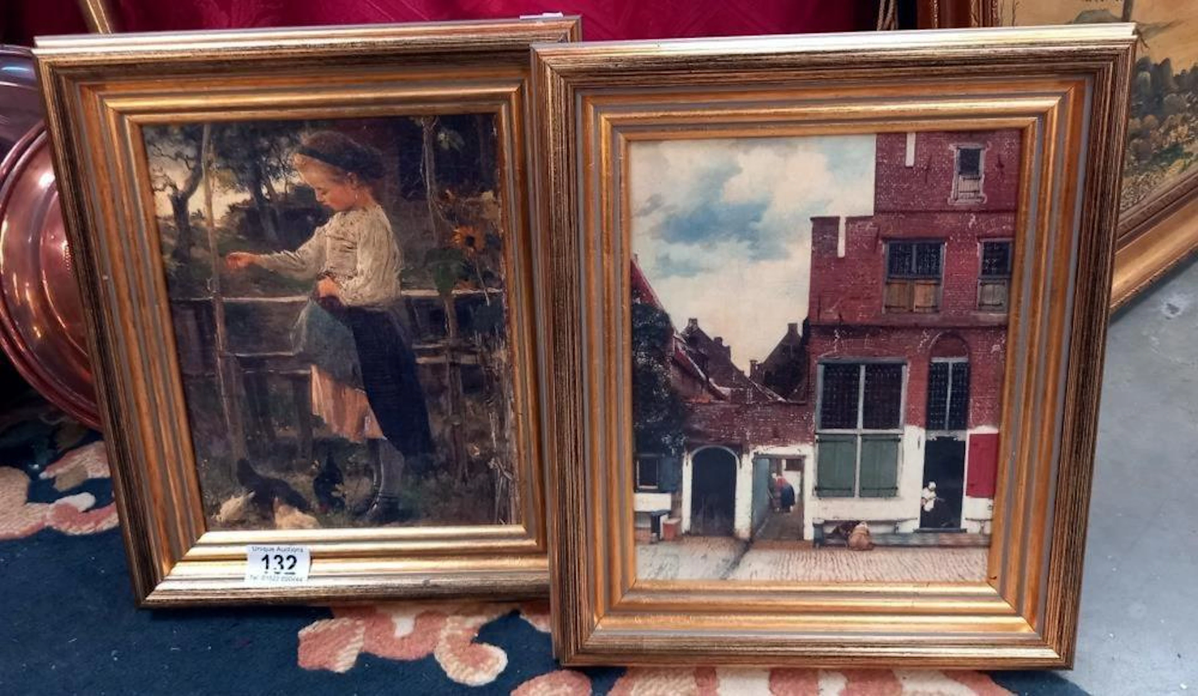 2 reproduction oleographs for Rijks Museum