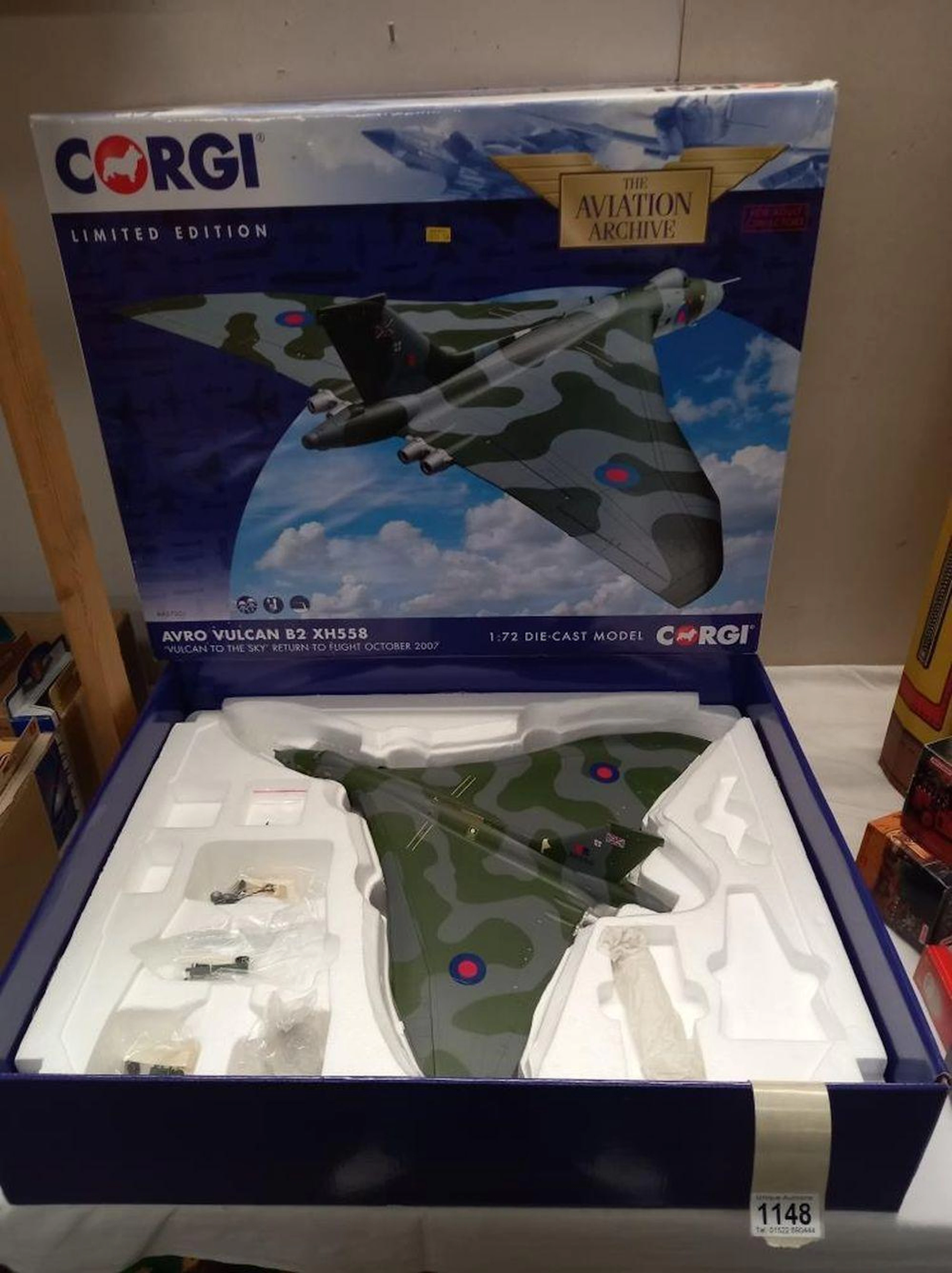 A boxed Corgi aviation archive AA27201 Avro Vulcan B2...