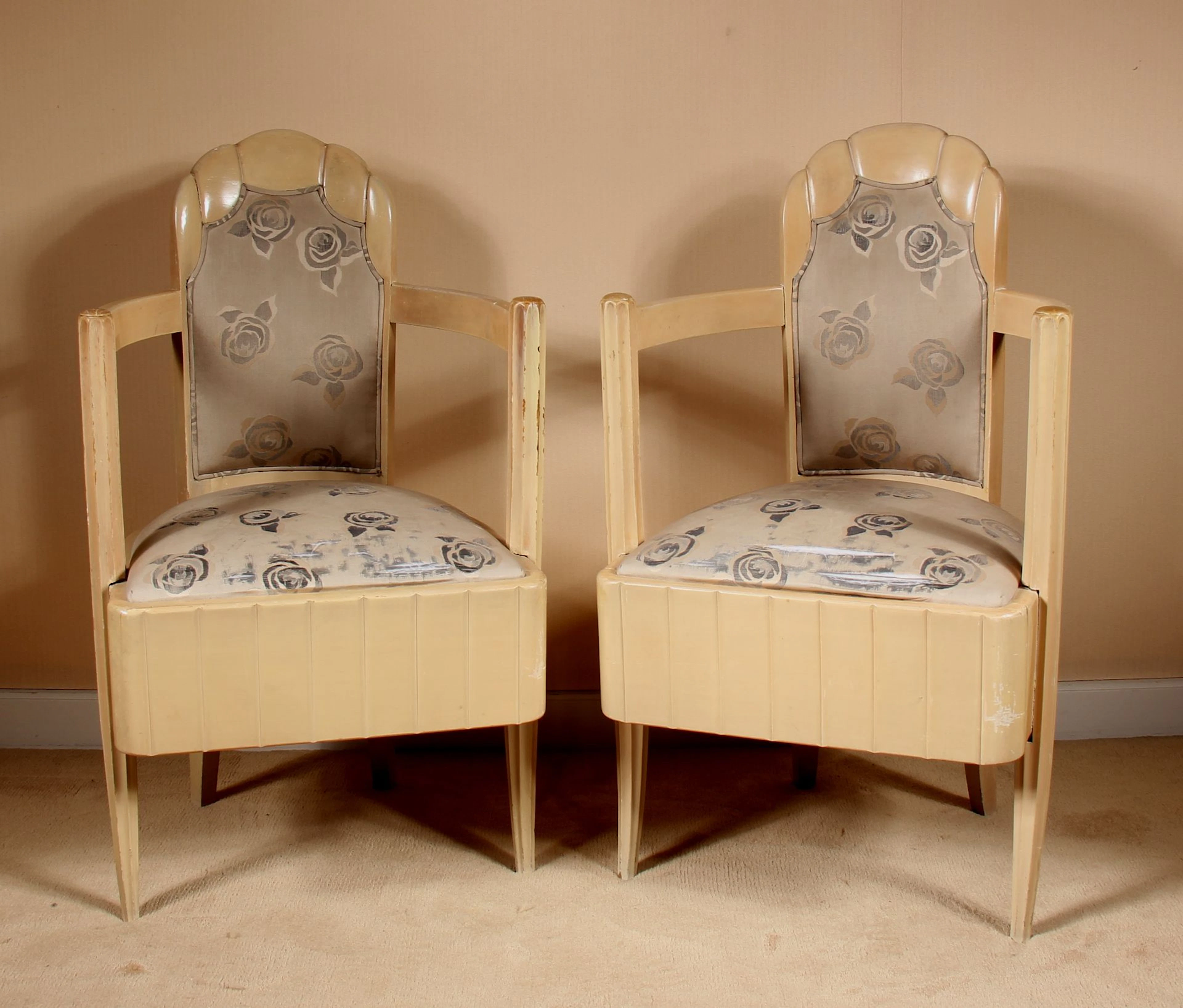 Pierre PATOUT (1879 1965) Paire de fauteuils... - Lot 251 - Kahn & Associés