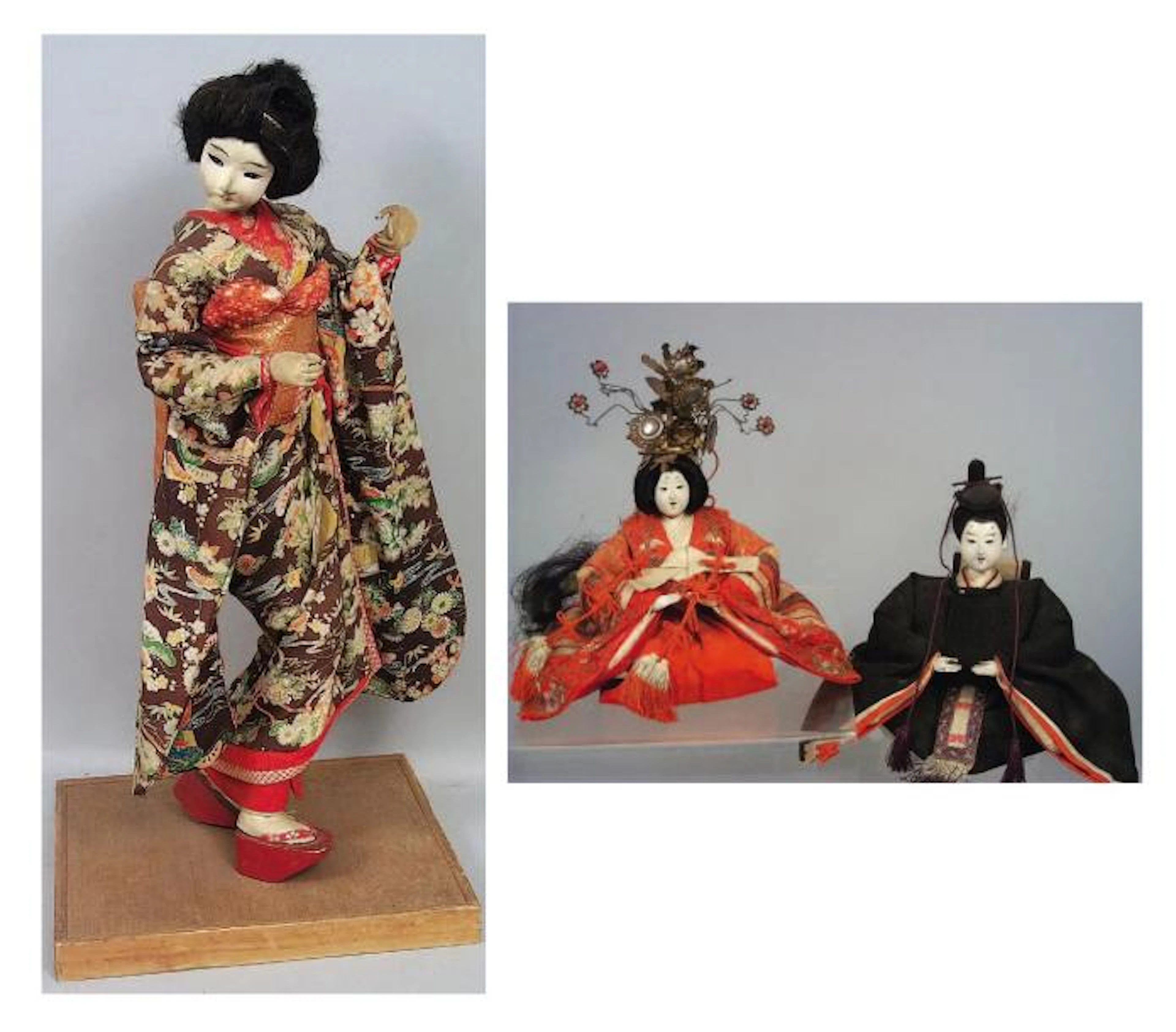 Grande GEISHA japonaise en tissu