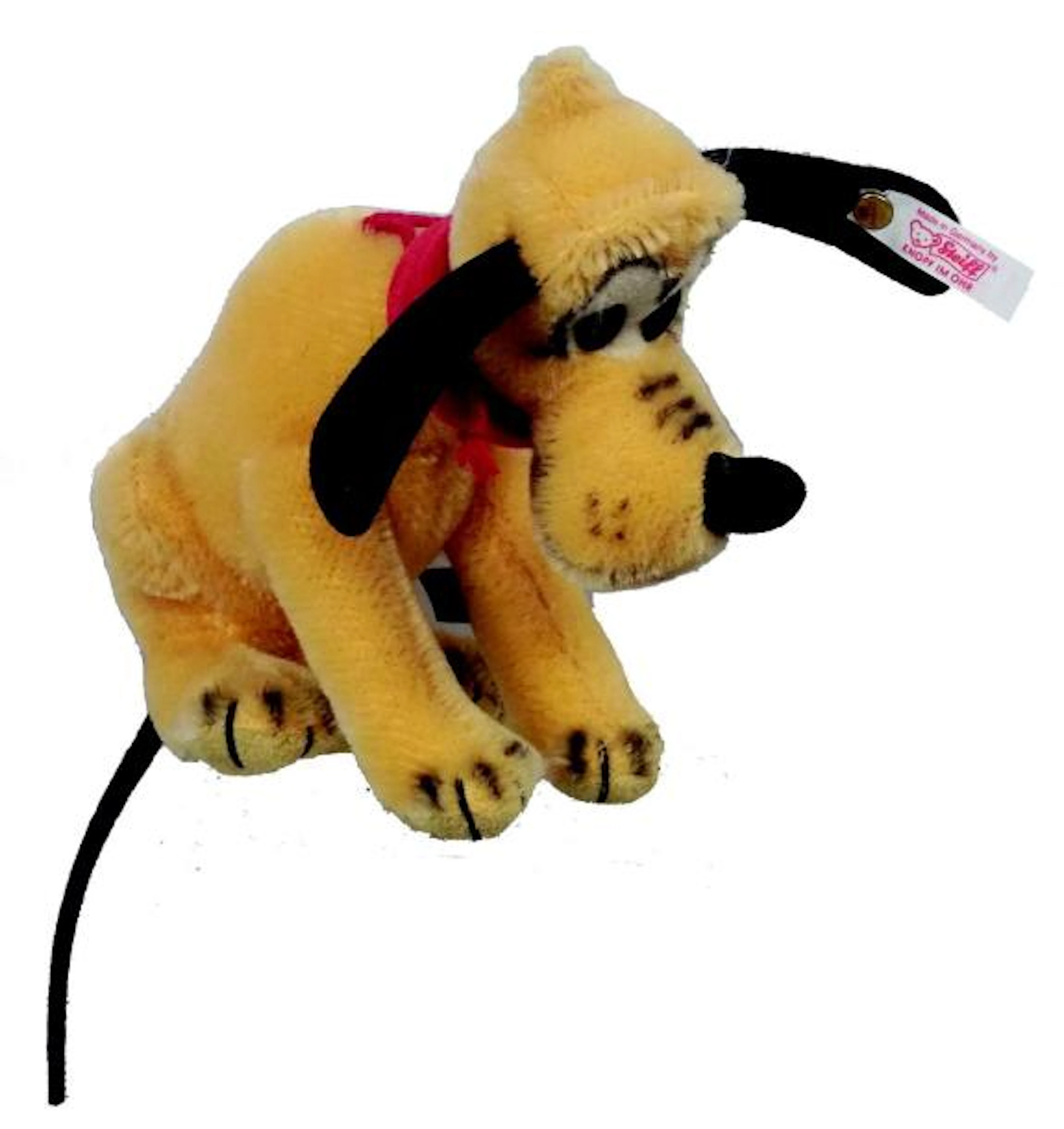 «PLUTO» jouet en peluche par STEIFF sous licence DISNEY
