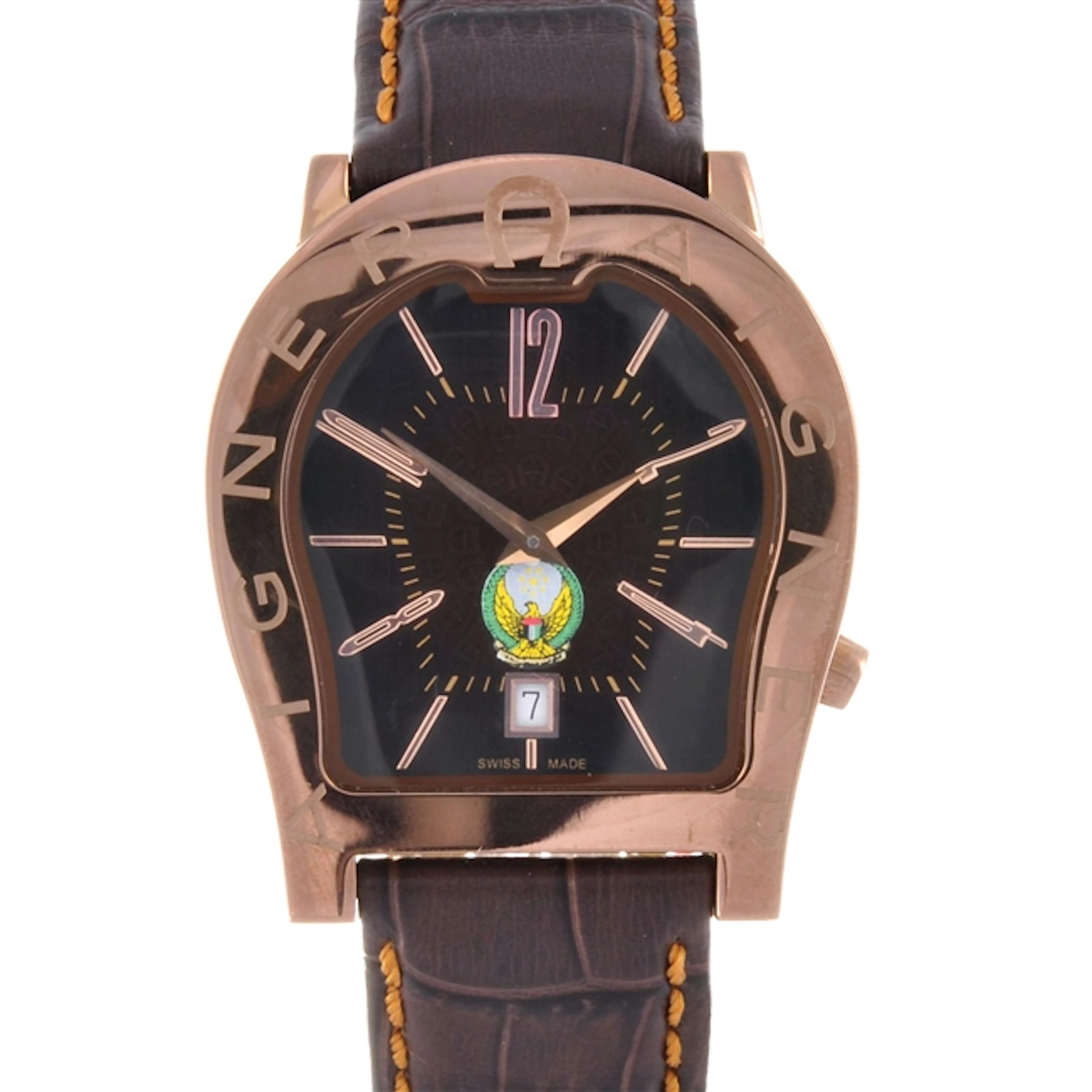 A steel Aignner wrist watch.