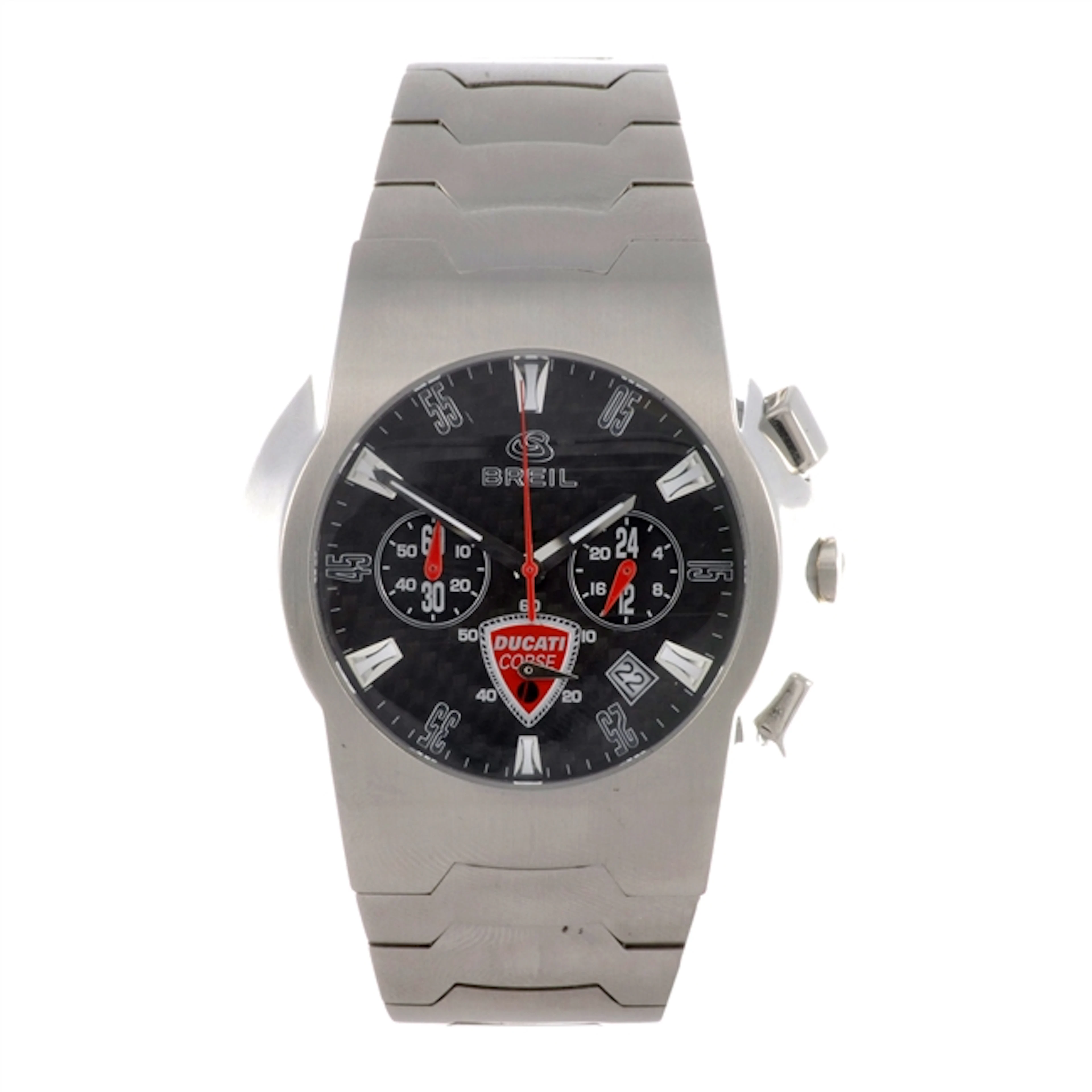 A stainless steel quartz chronograph gentleman's Breil Ducati Corse bracelet watch.