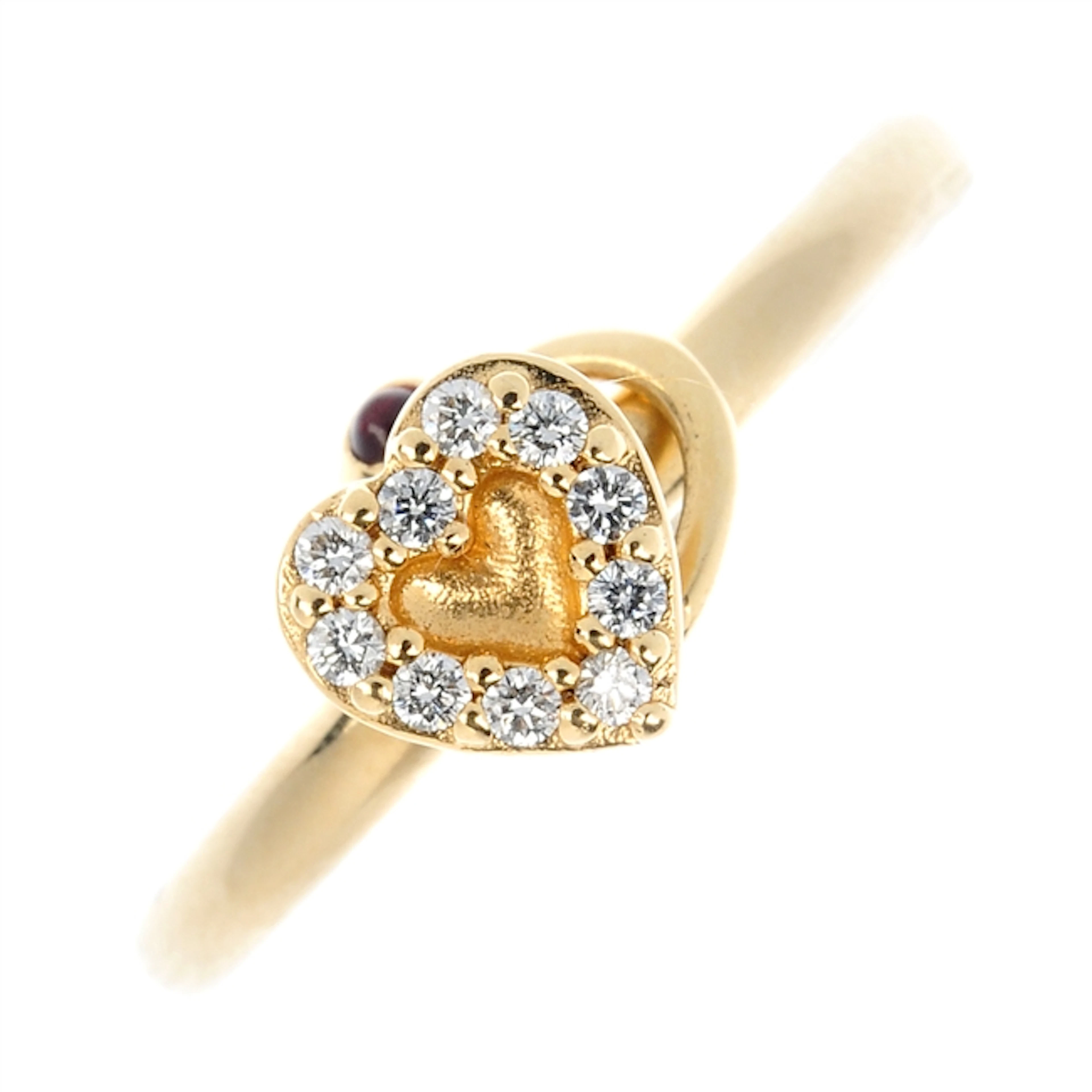 PANDORA - a 14ct gold diamond and gem dress ring.