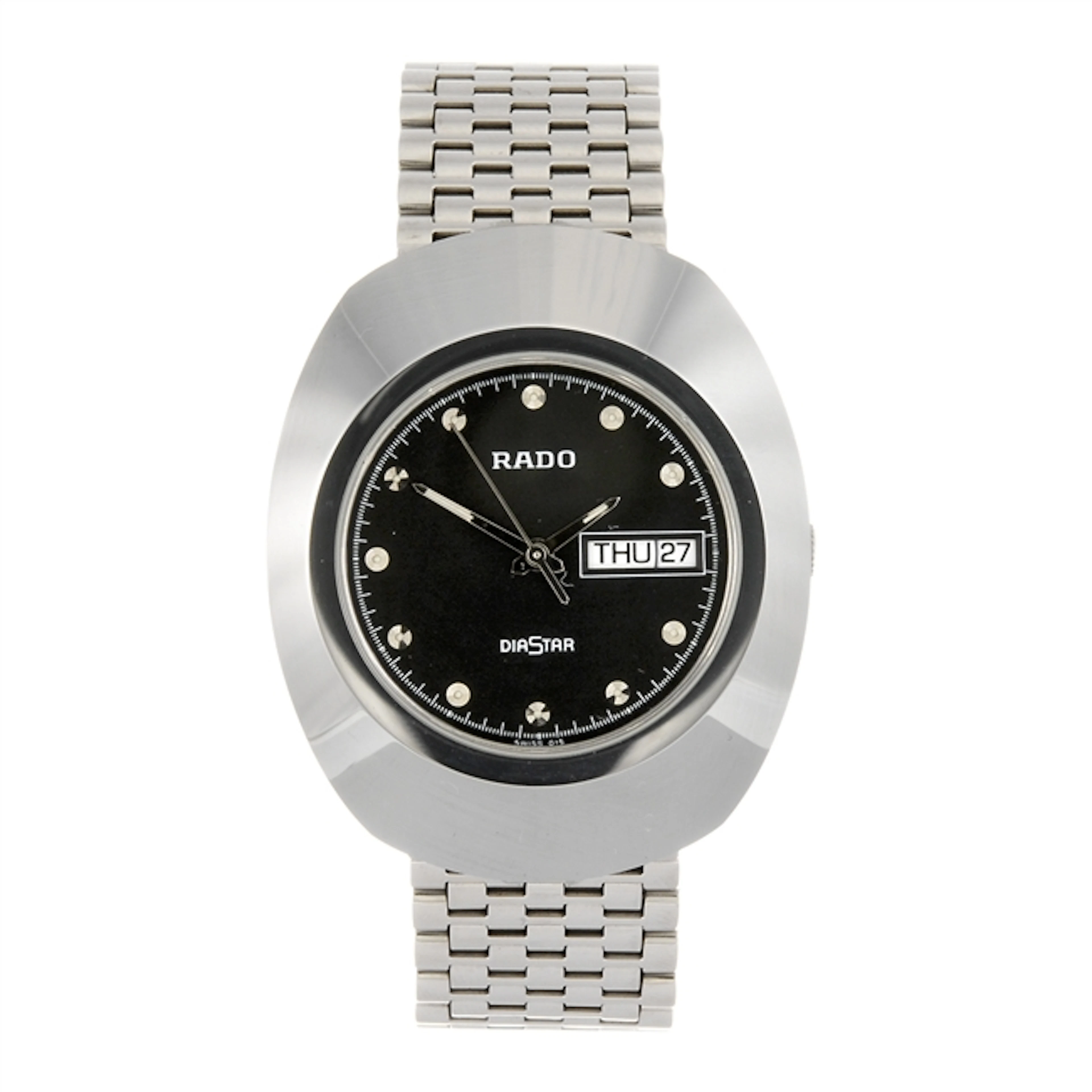 (116197189) A high tech ceramic quartz gentleman's Rado bracelet watch and two other watches.