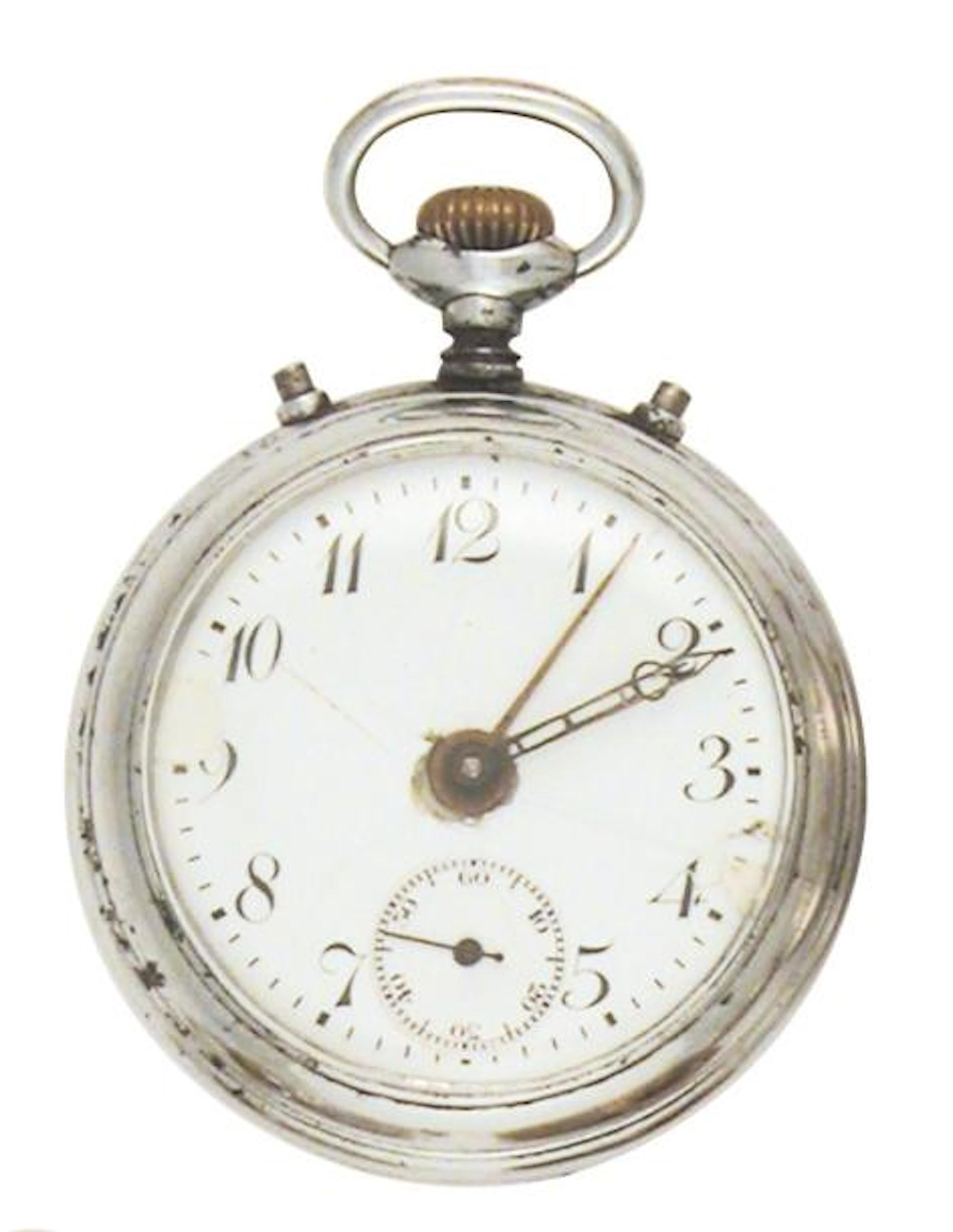 Montre à réveil "Junghans" en métal poli