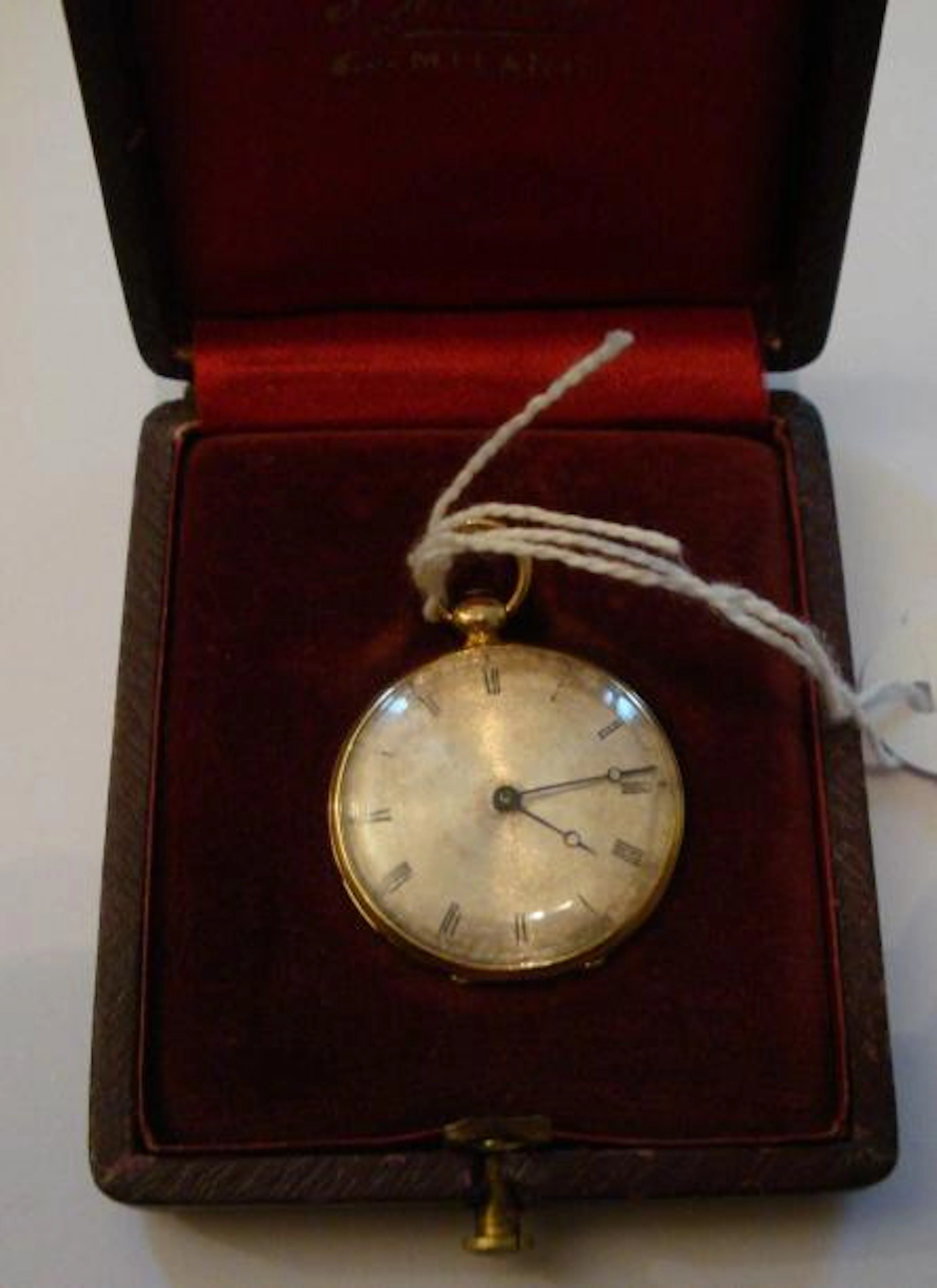 Montre de col en or signée "N° 936 Perrelet Horloger Mécanicien du
