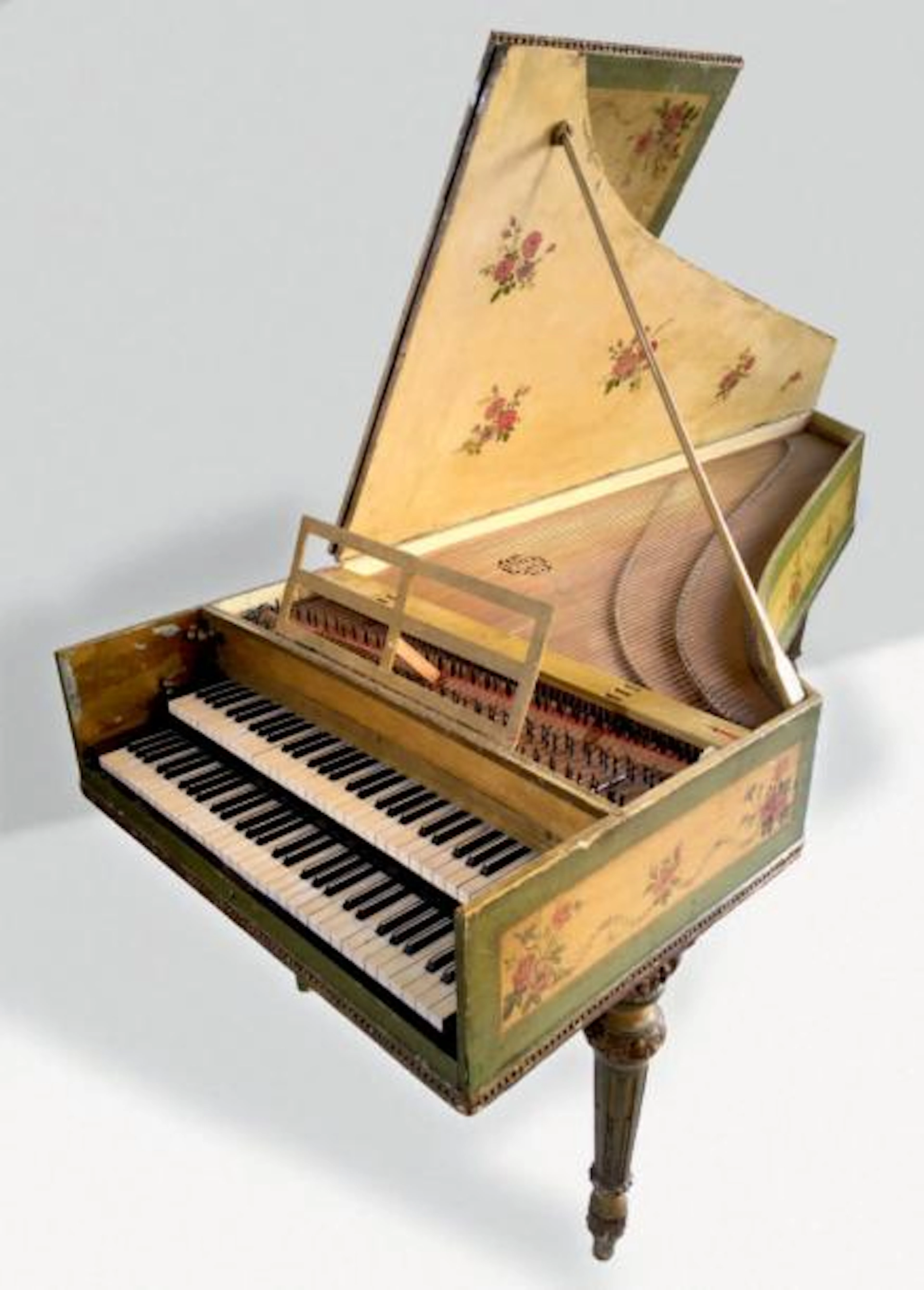 CLAVECIN du facteur Louis DANTI vers 1850 Porte le numéro de...