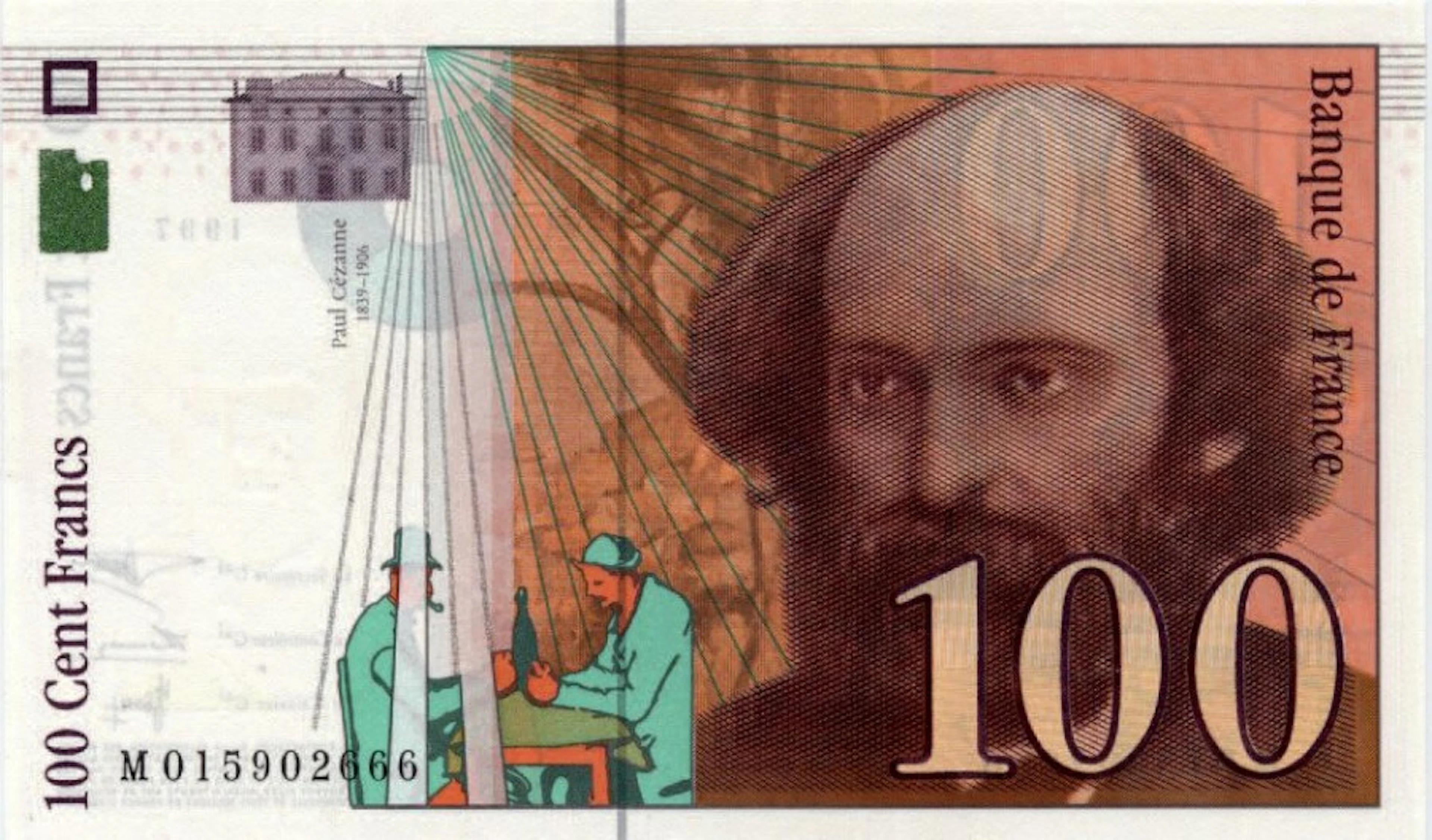 100 F Cézanne type 1997 SANS STRAP (M 015902666)