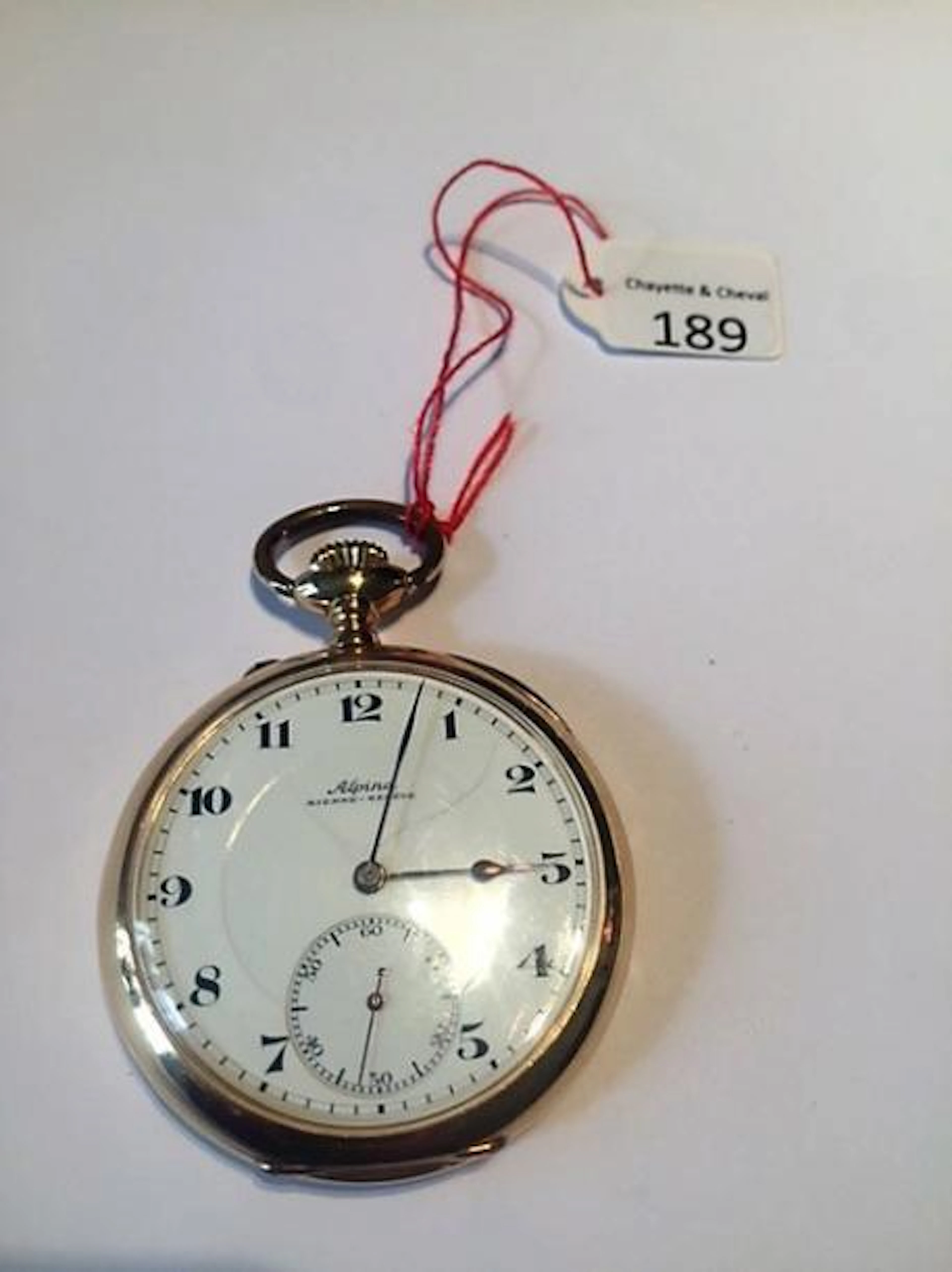 Montre à ancre en or 14K (pb