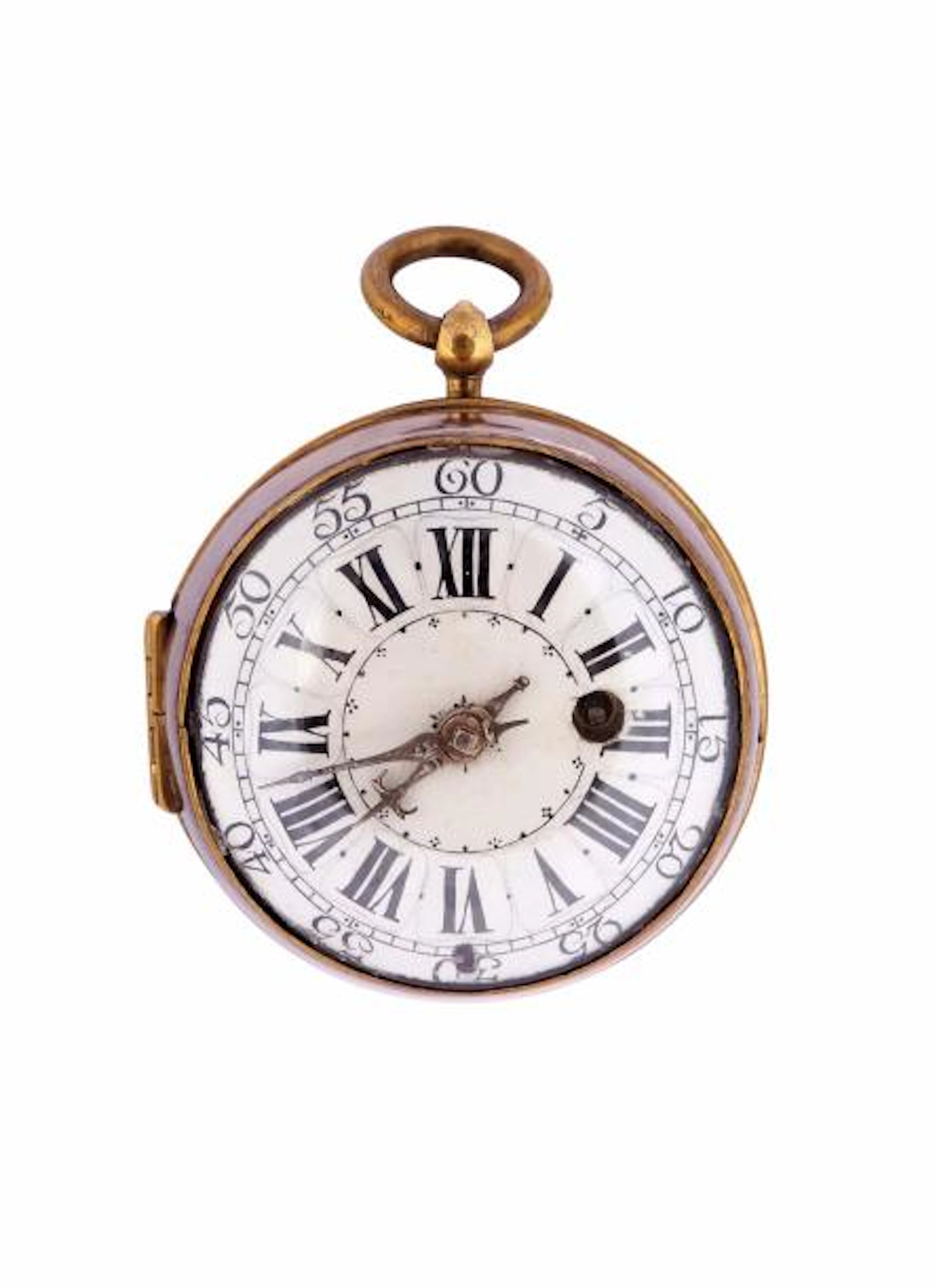 Montre à verge dite "oignon" signée "Lamy à Nantes
