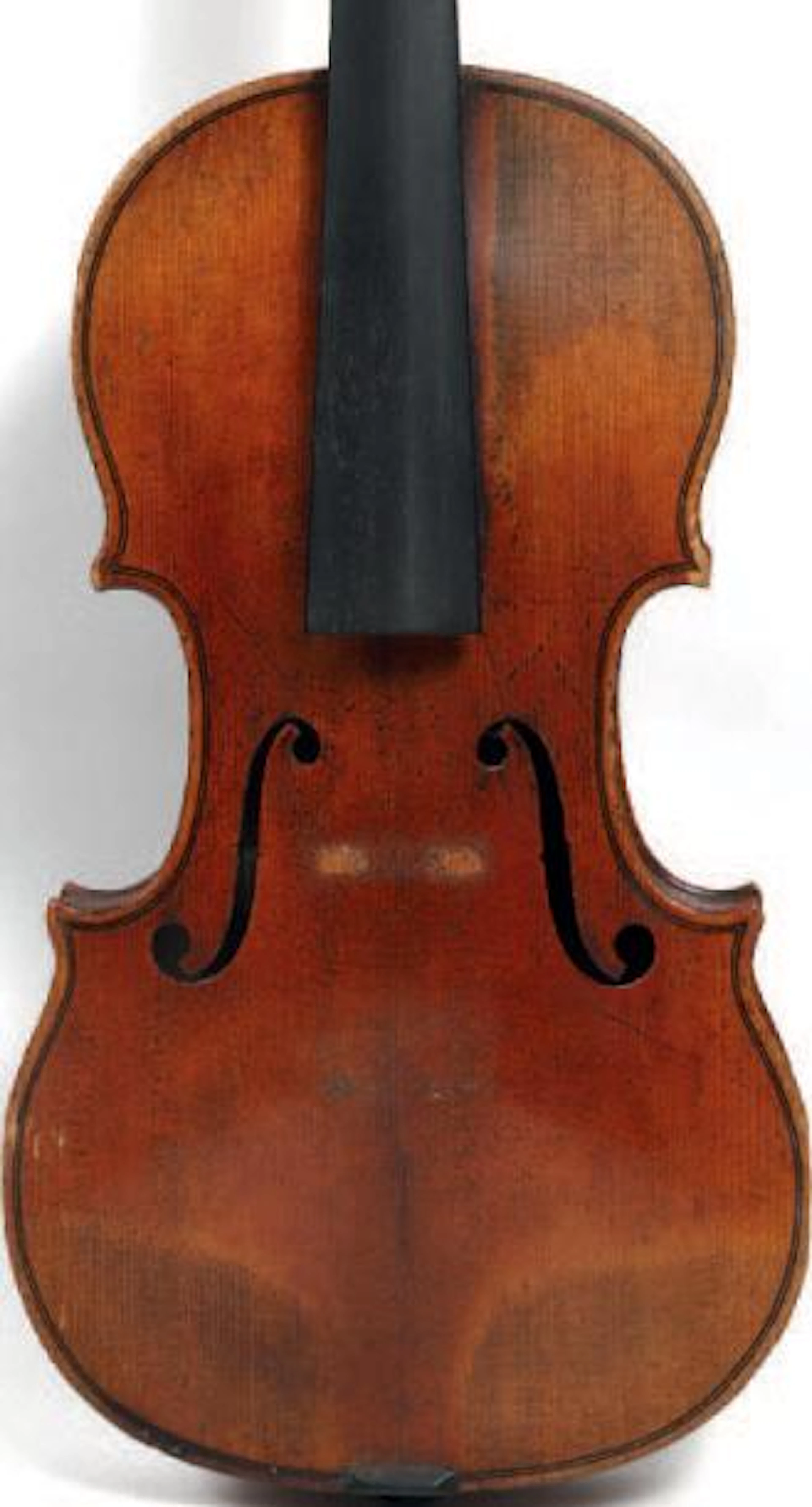Violon avec l'étiquette ?Réparé par Jacquot,?