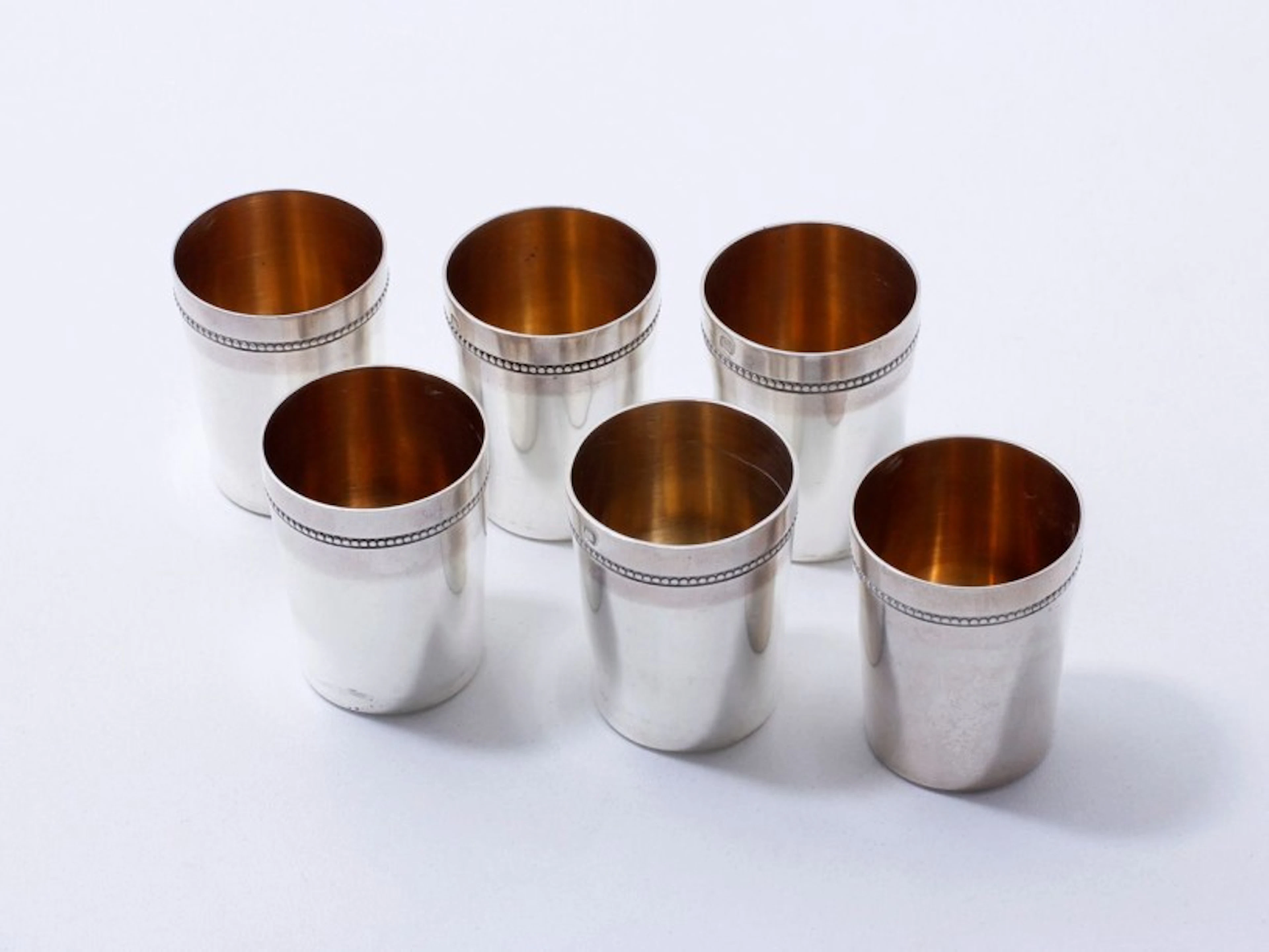 Ensemble de 6 gobelets à