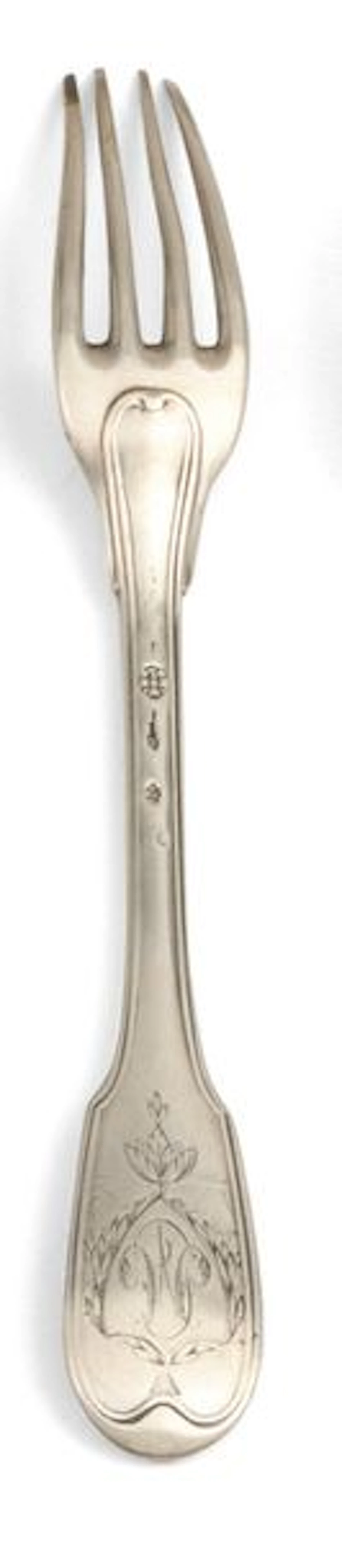 FOURCHETTE en argent modèle filet, la spatule…