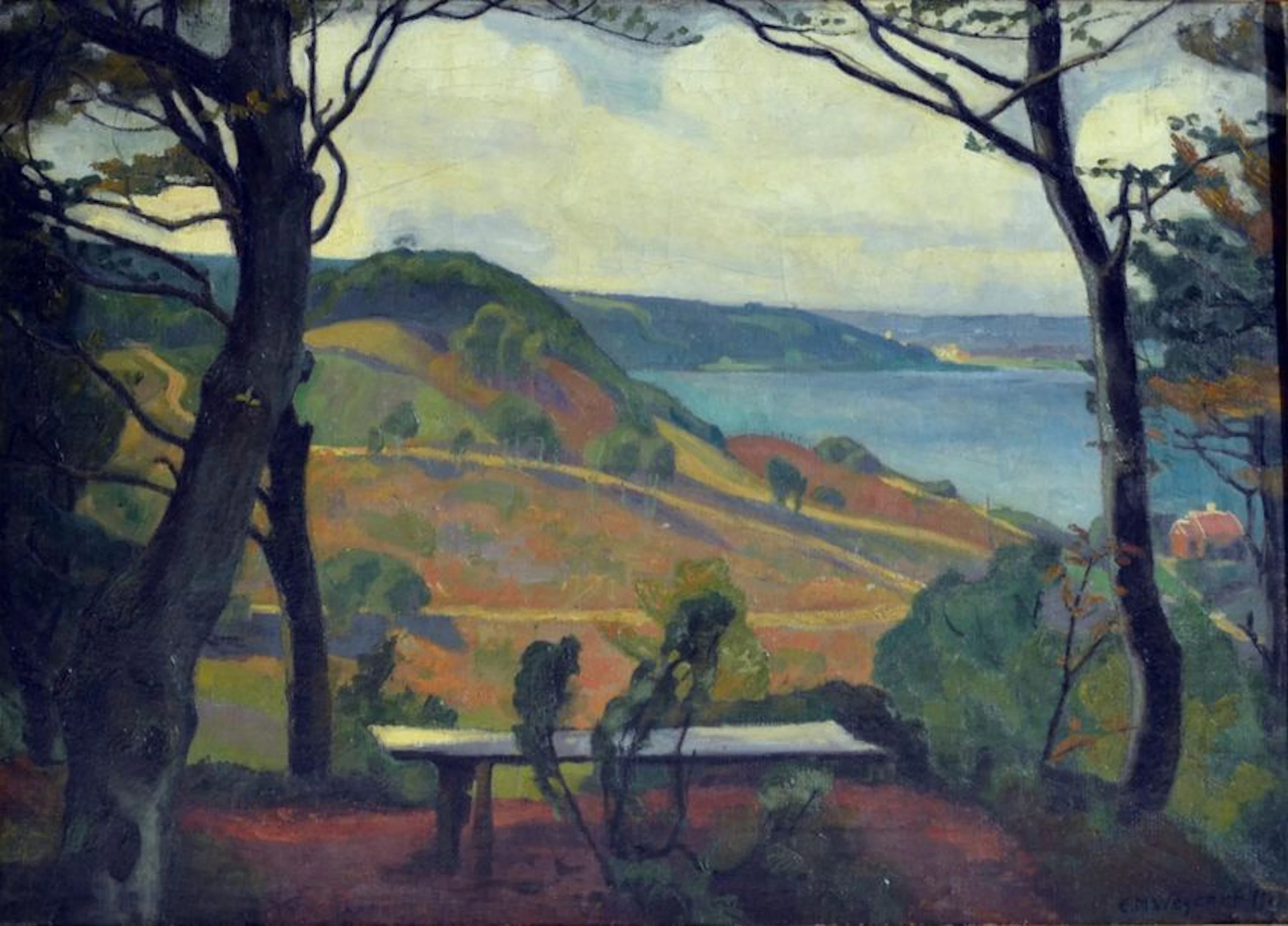 Einar Wegener (1882 - 1931) Paysage de Munkebjerg,...