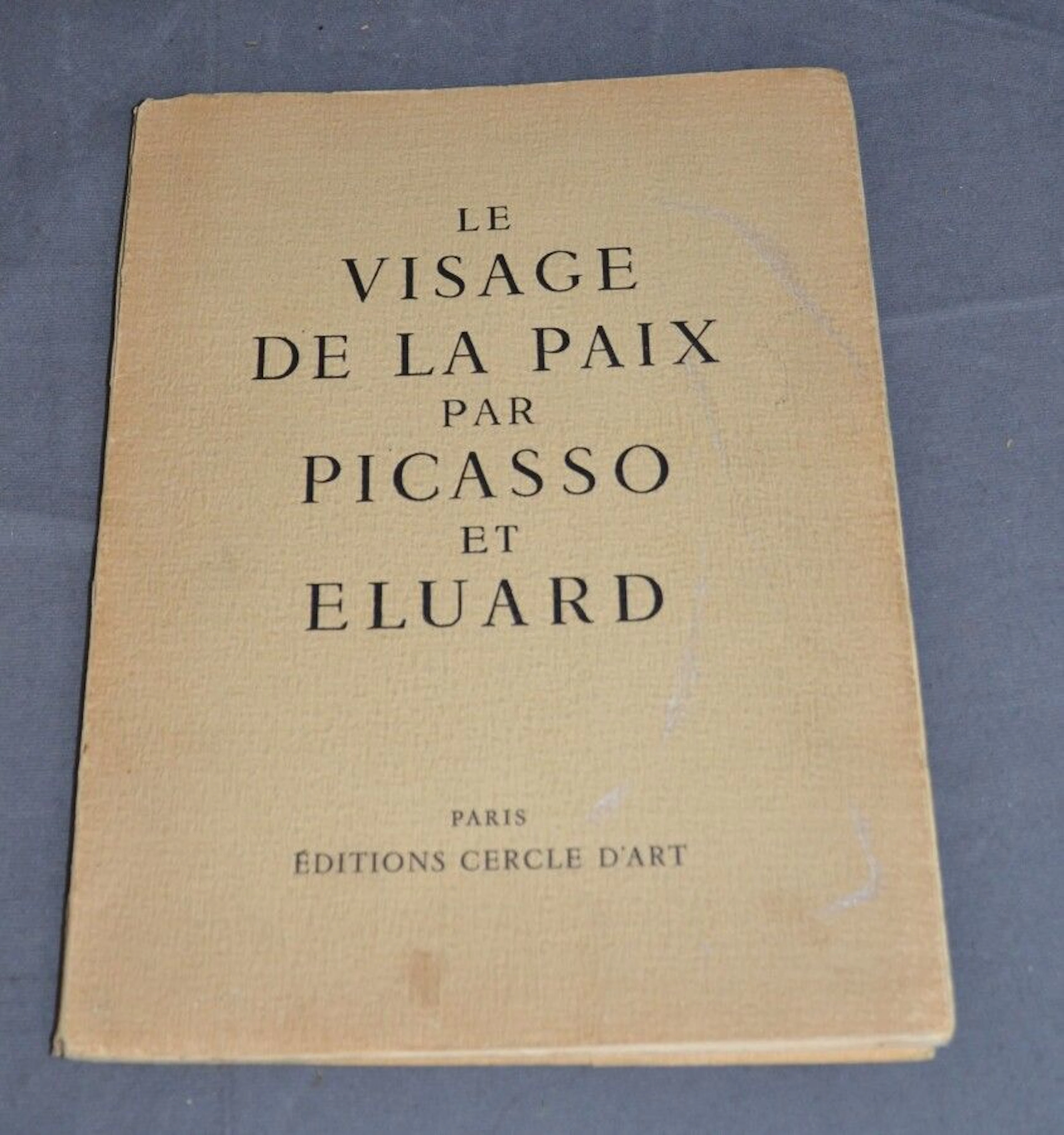 Picasso (Pablo) et Eluard (Paul) Le visage... - Lot 246 - Eve