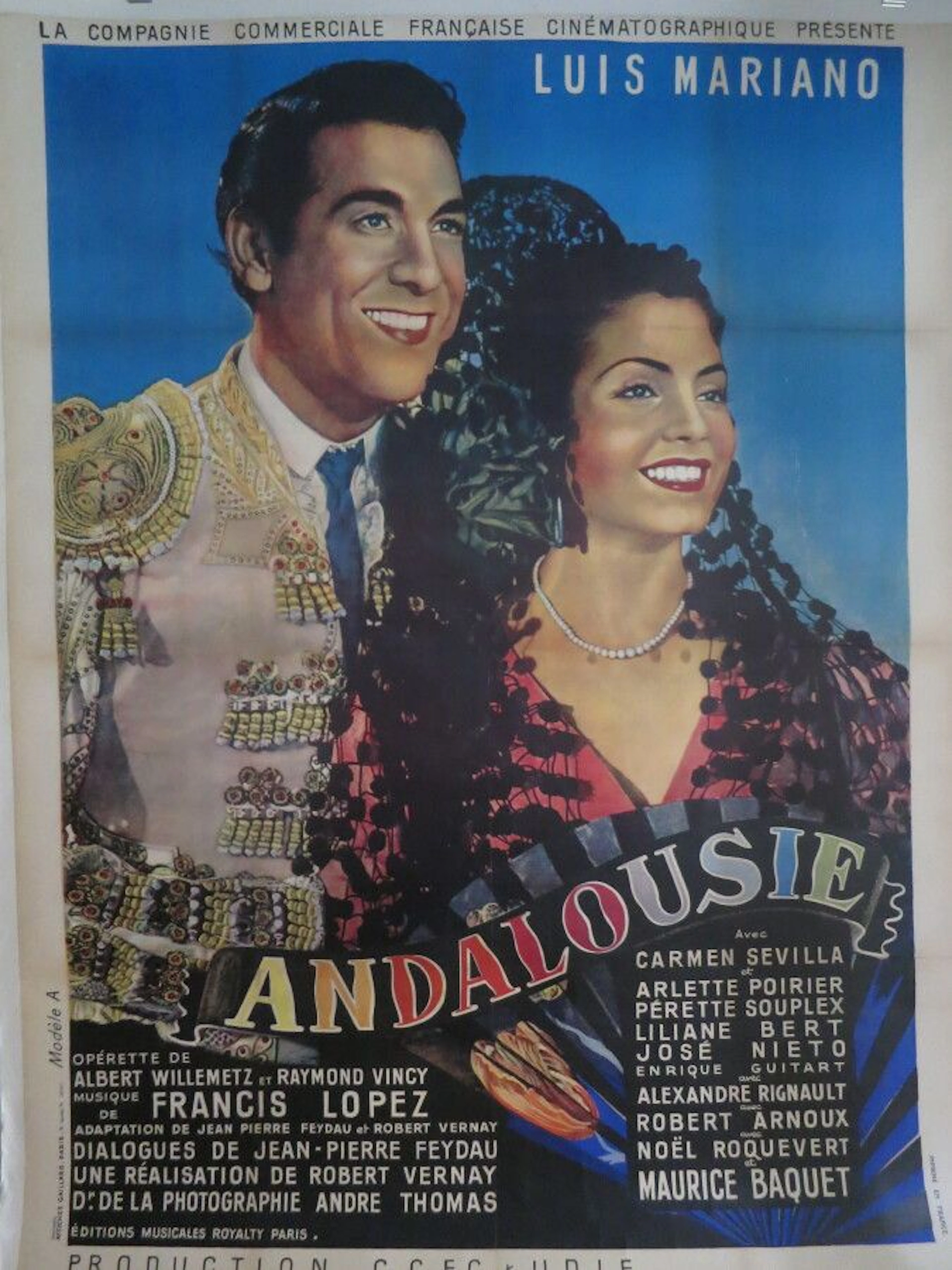 Andalousie (1954) De Robert Vernet avec... - Lot 67 - Eve