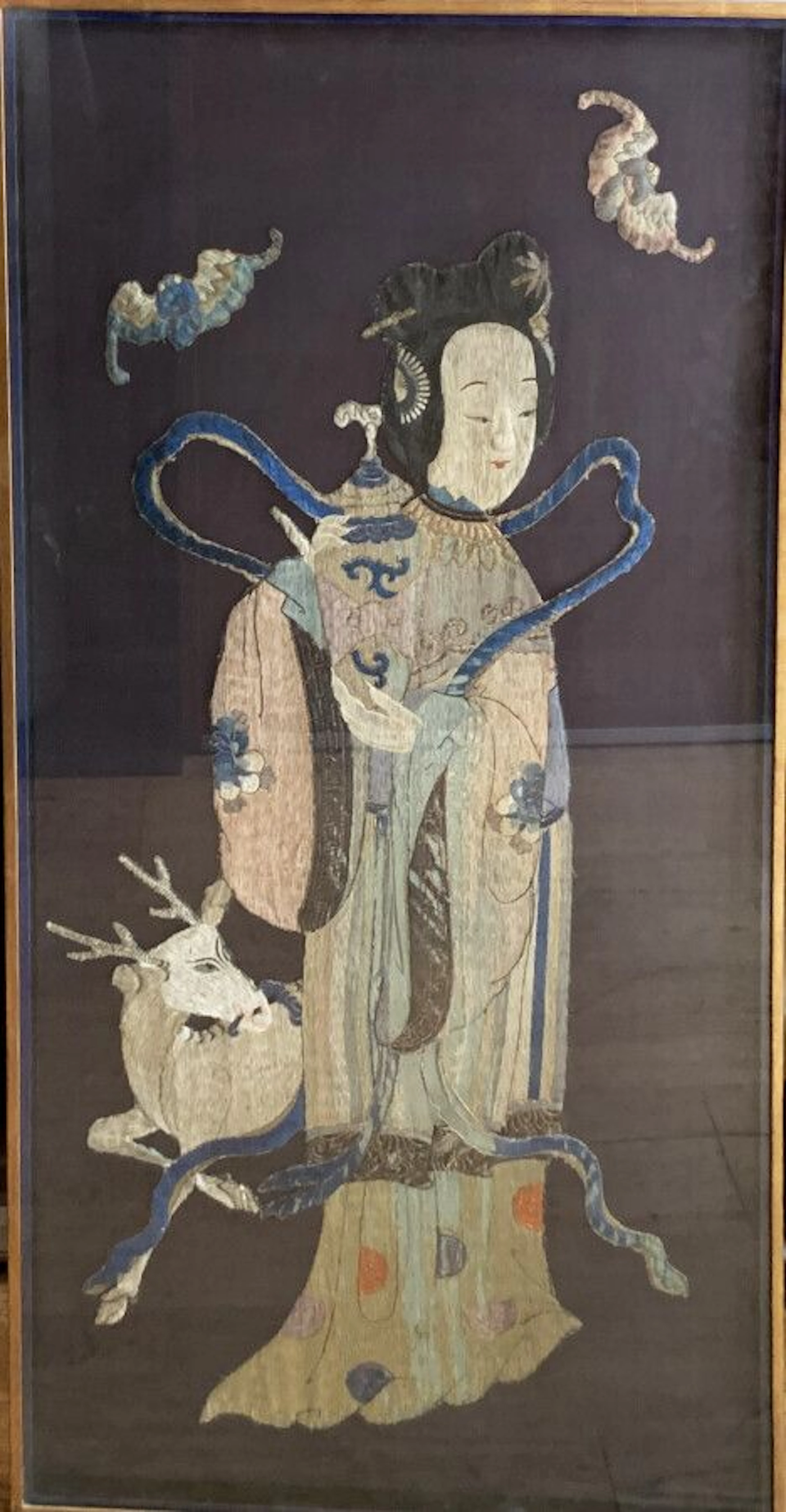CHINE XIXèmesiècle Deux BRODERIES de Shoulao... - Lot 84 - Eve