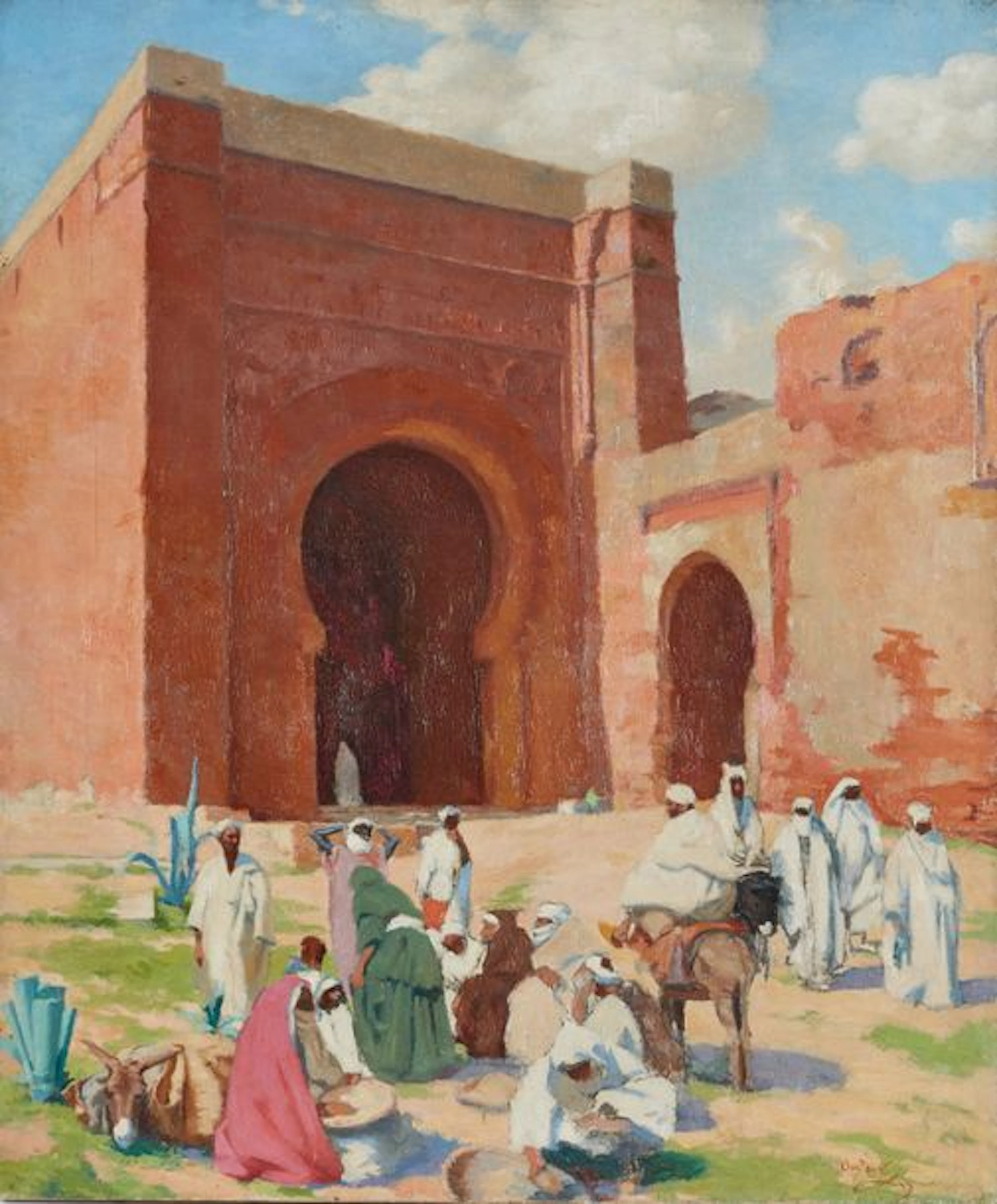 Jacques MAJORELLE (1886-1962) Kasbah des…