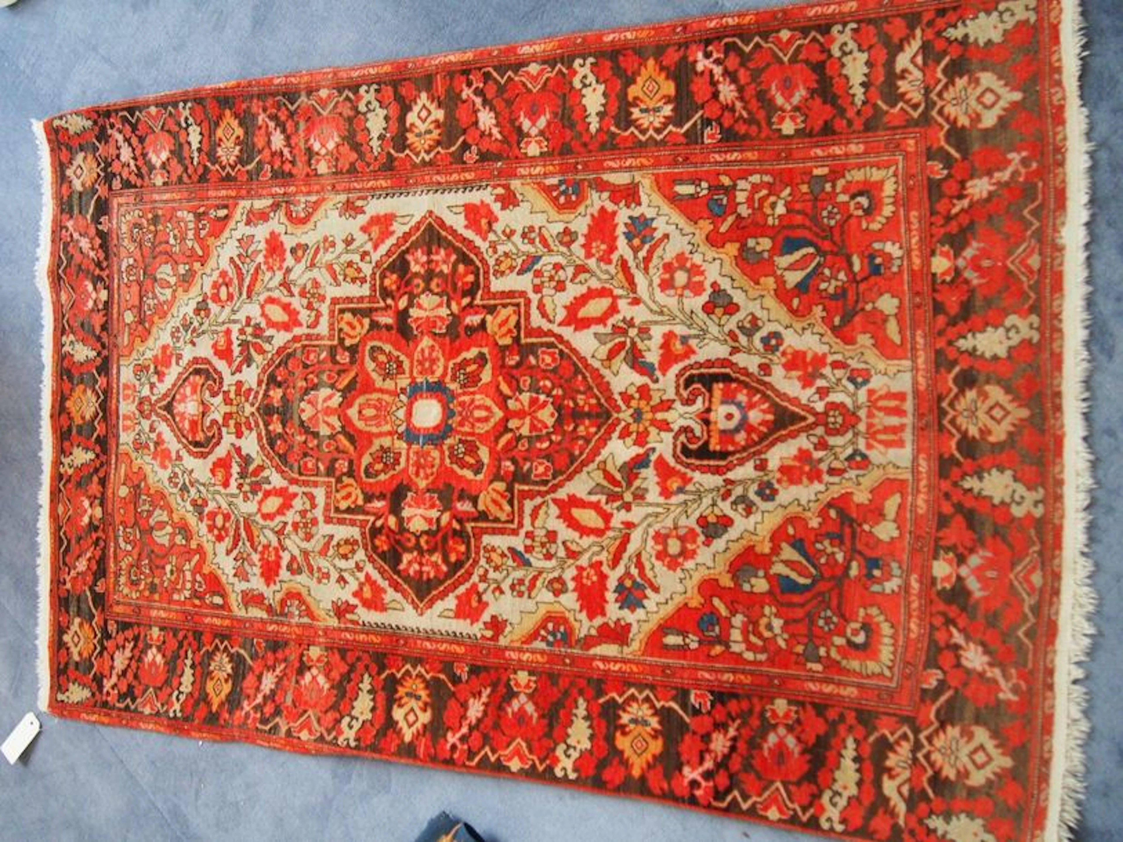 TAPIS iranien Sarouk à médaillon central…