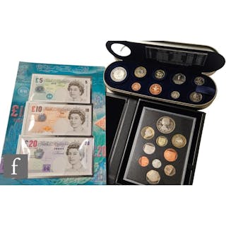 An Elizabeth II Royal Mint 2012 proof set, a five pound 'Tim...