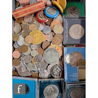 A large quantity world coinage, mainly 20th Century, various...