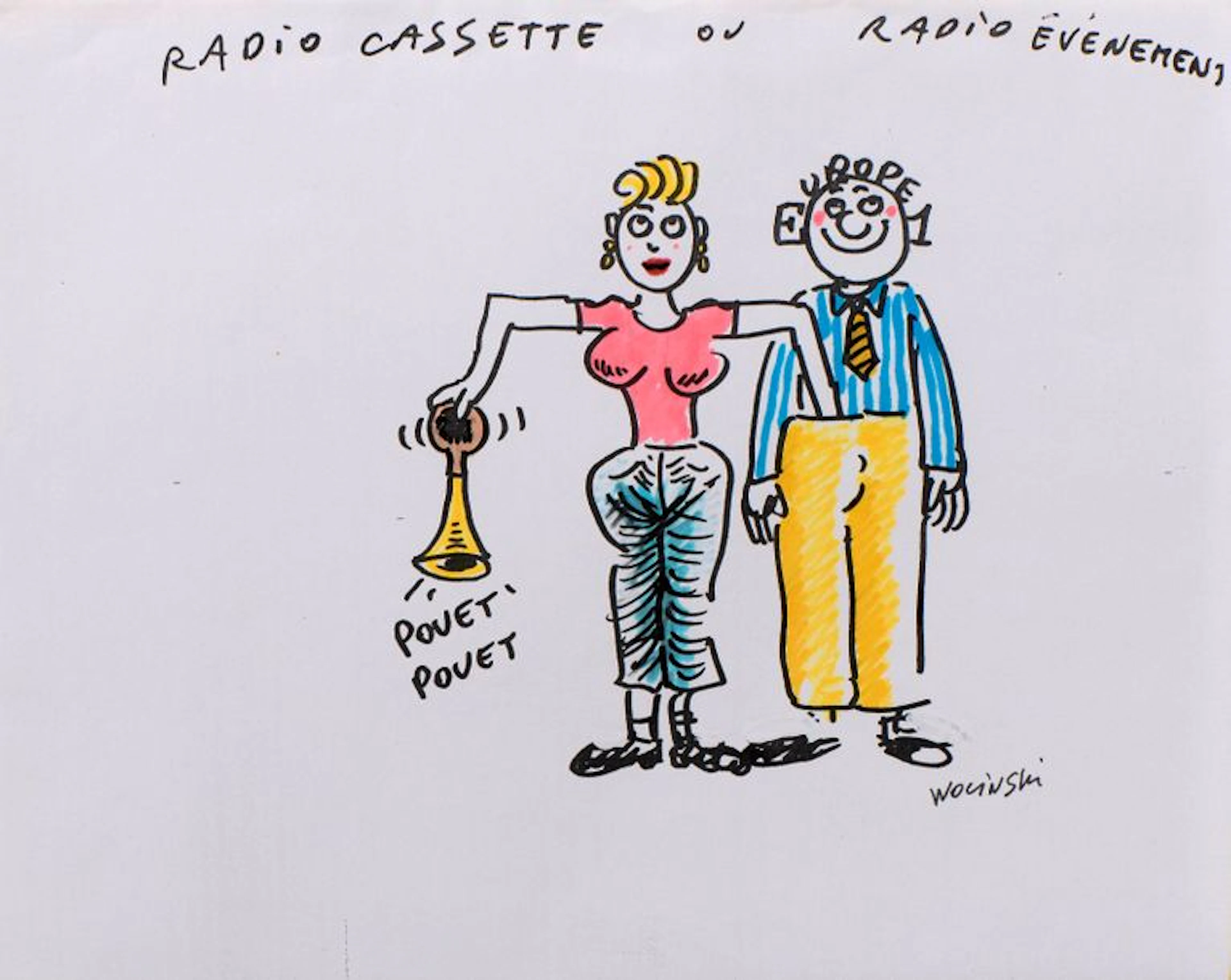 WOLINSKI (Tunis, 1934 - Paris, 2015). Campagne…
