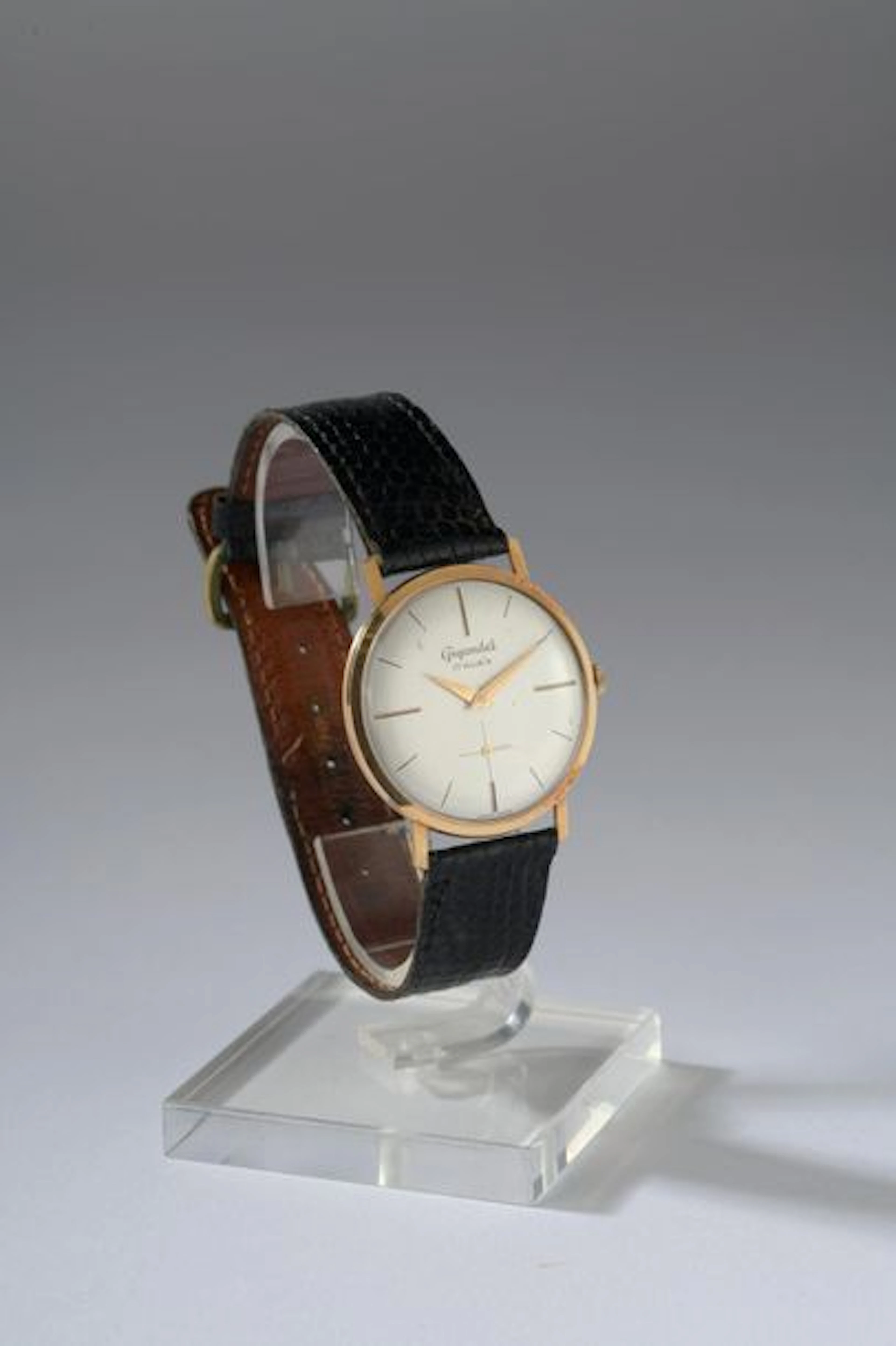 GIGANDET. Montre bracelet d'homme en or jaune…
