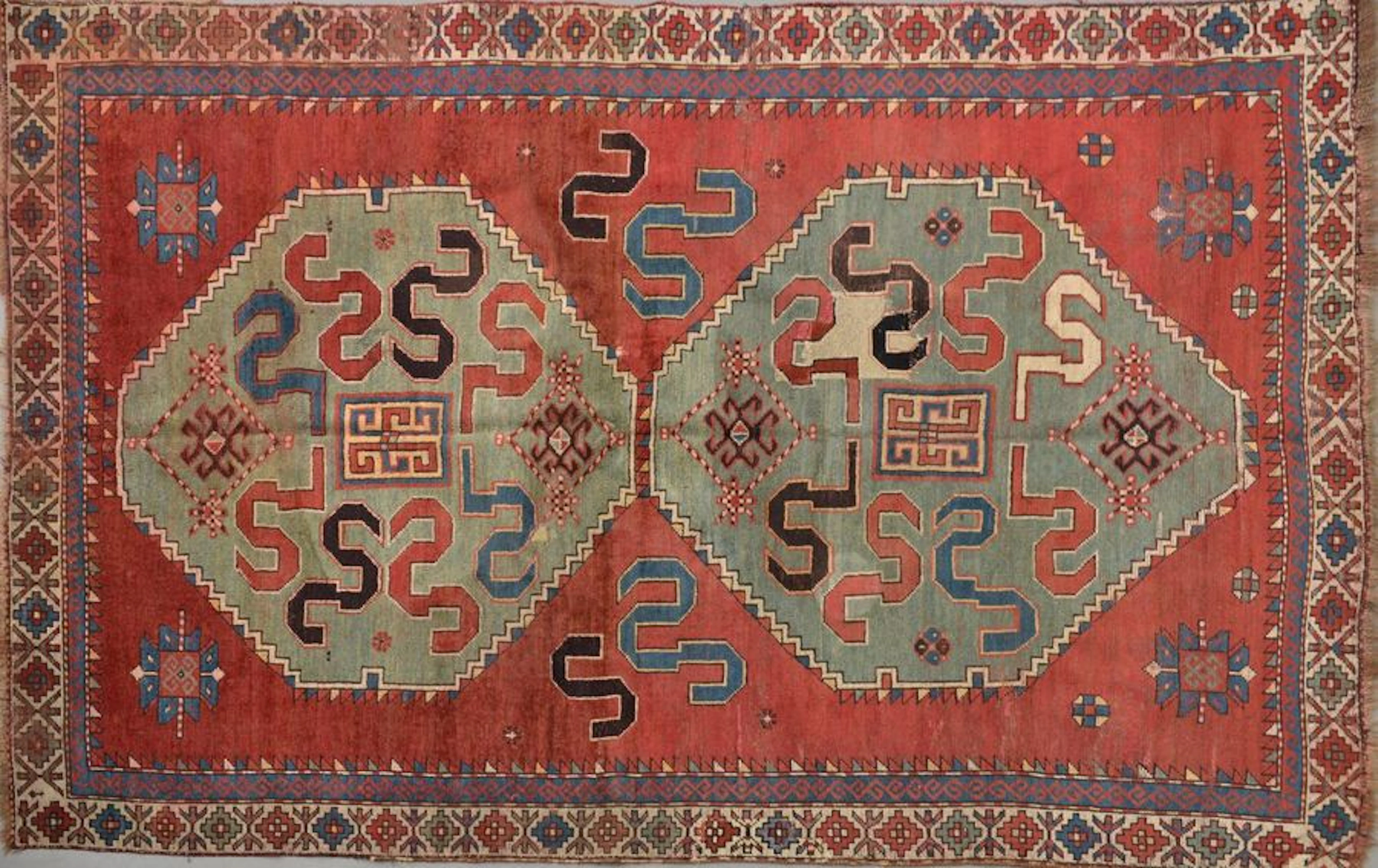 ARMÉNIE - KAZAK CHONZORESK. Tapis en laine…