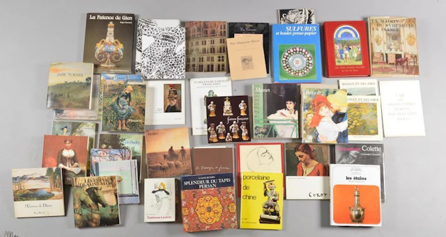Lot de livres sur les Beaux Arts comprenant...