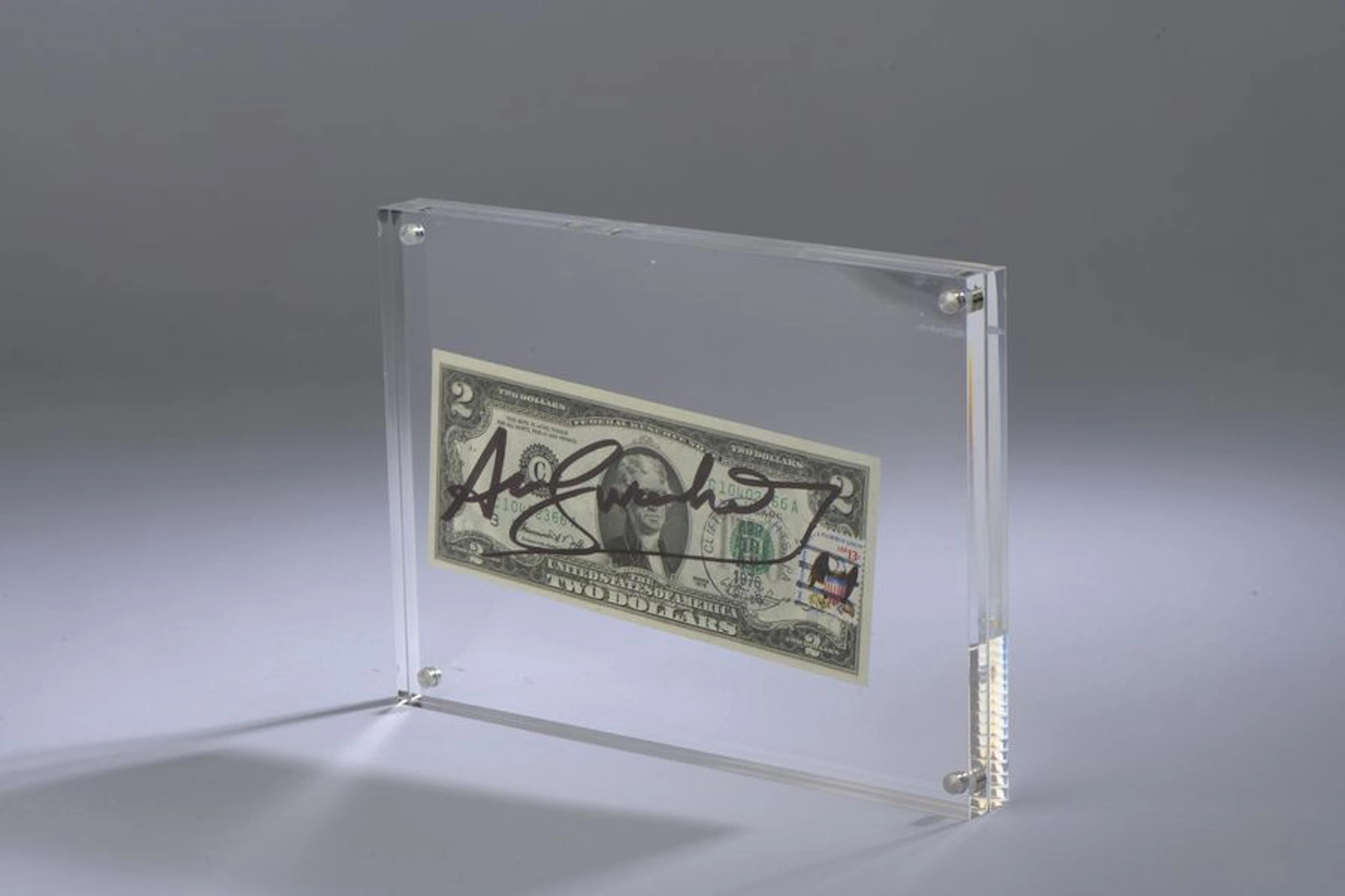 Andy WARHOL (1928-1987). Two dollars. Billet...