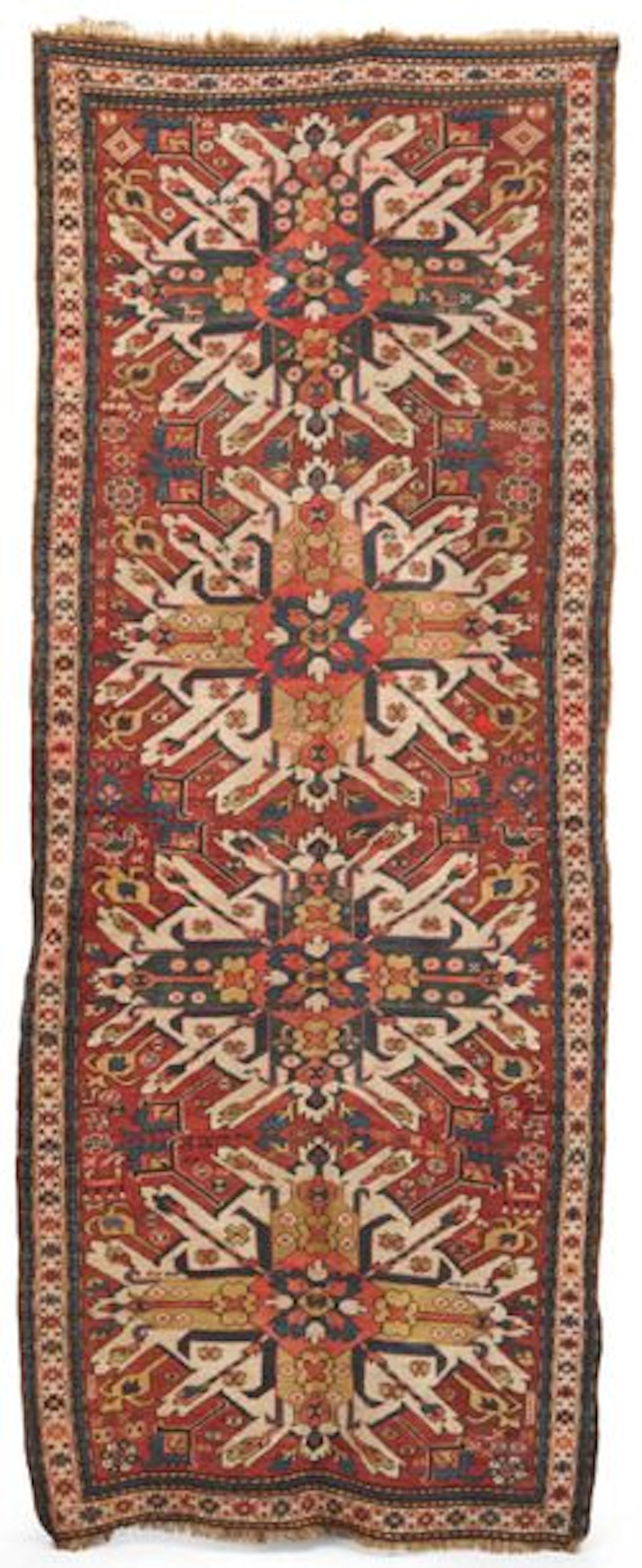TAPIS galerie Kazak Adler à décor polychrome…