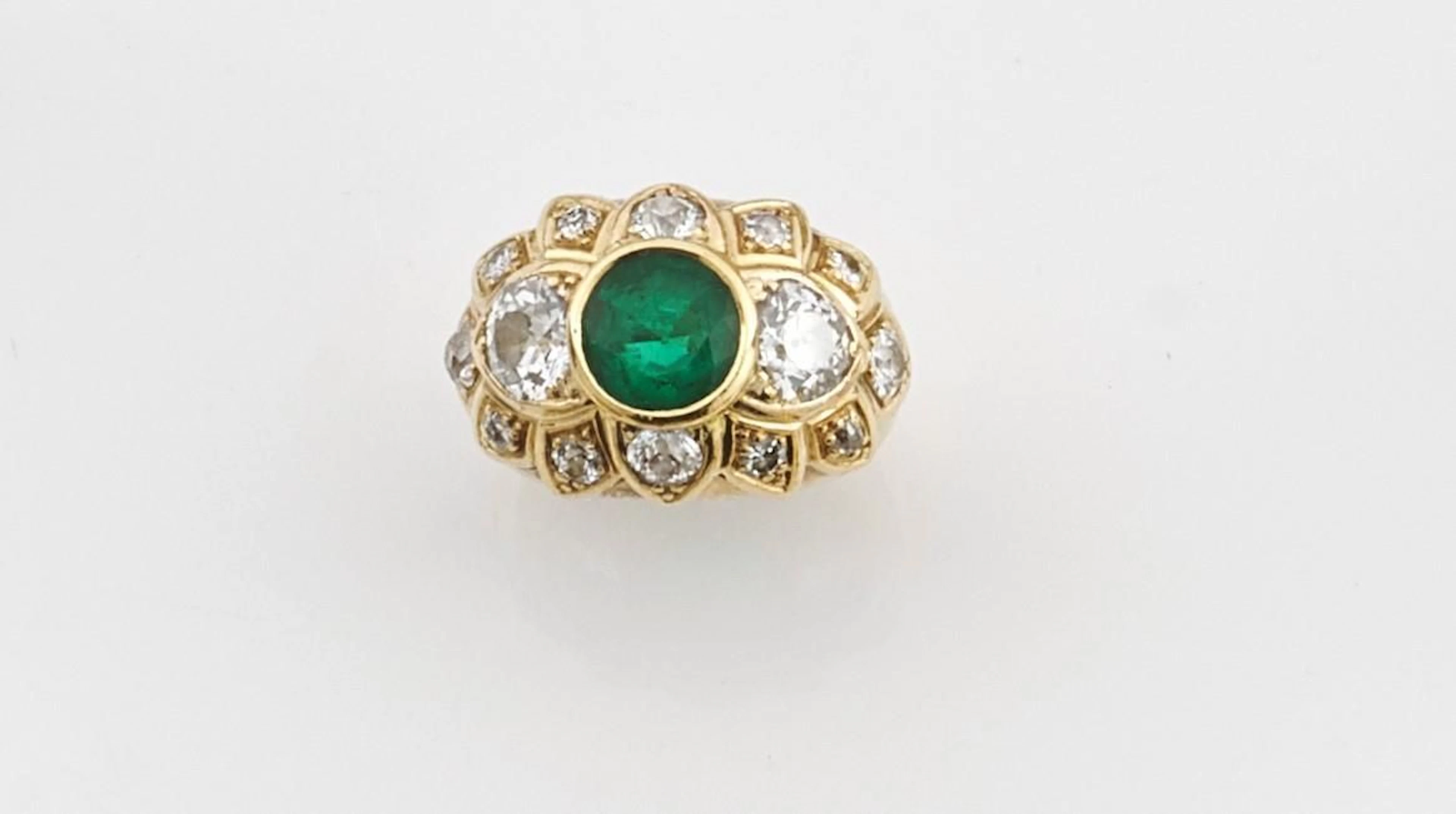 RENÉ BOIVIN, signé. BAGUE en or jaune 750... - Lot 66 - Libert Damien